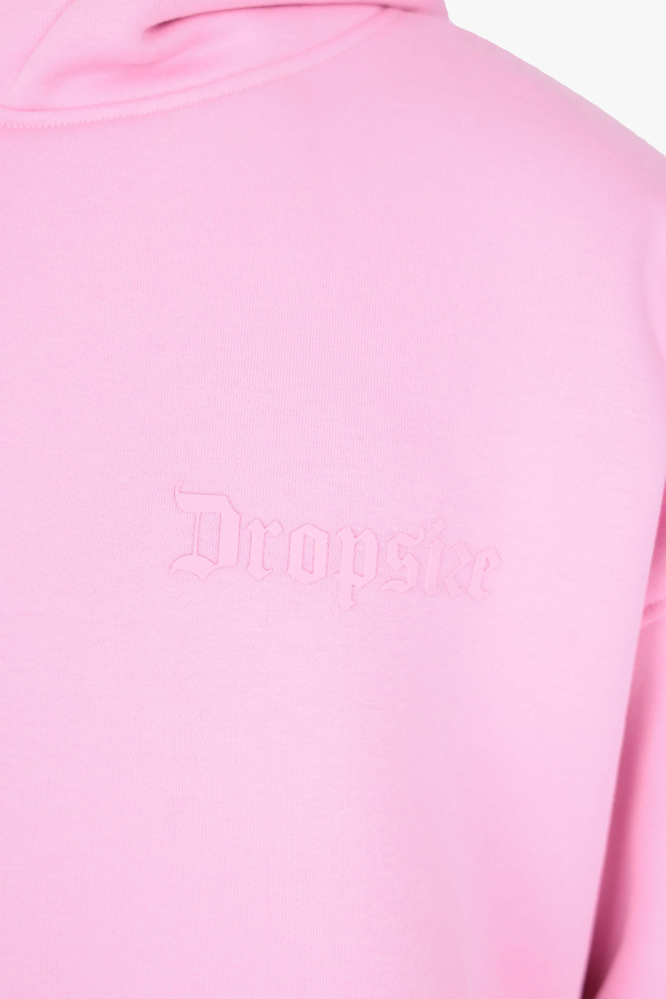 HEAVY OVERSIZE HD LOGO HOODIE PINK