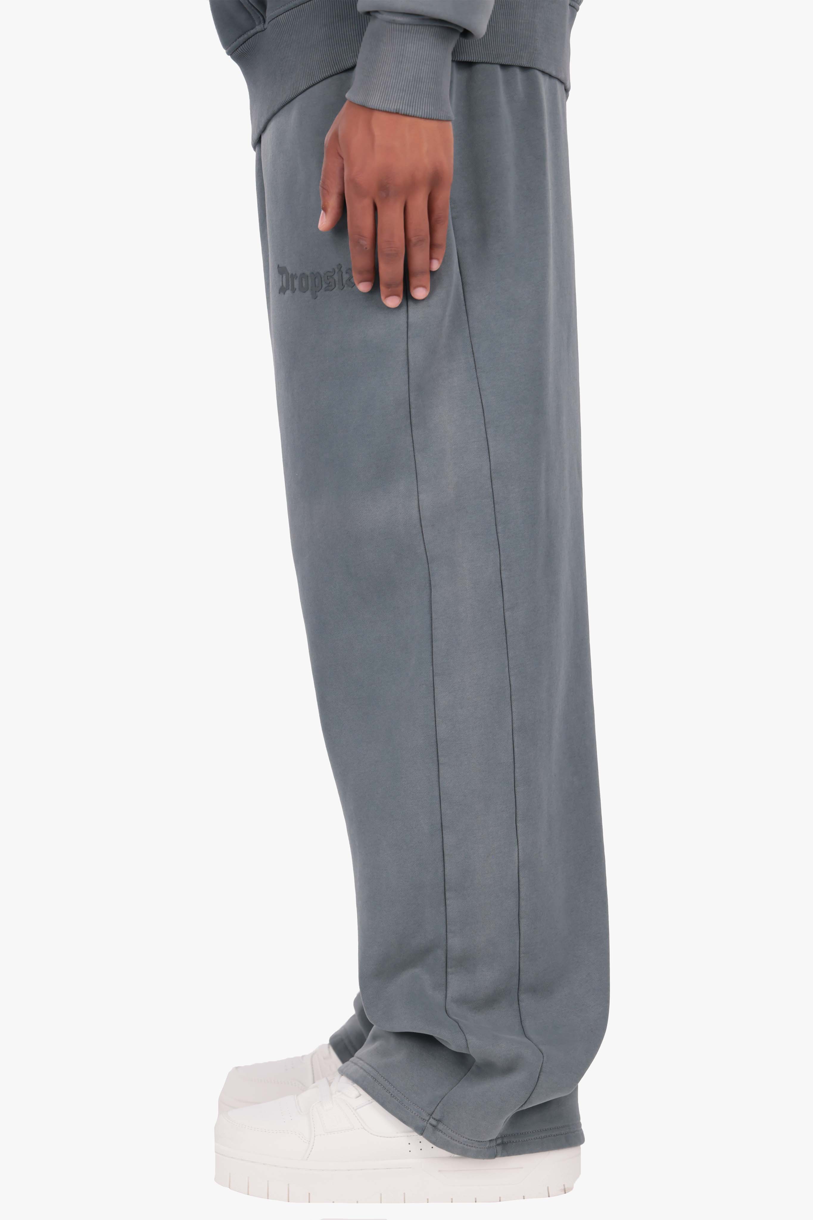 HD OPEN LEG JOGGER WASHED GREY