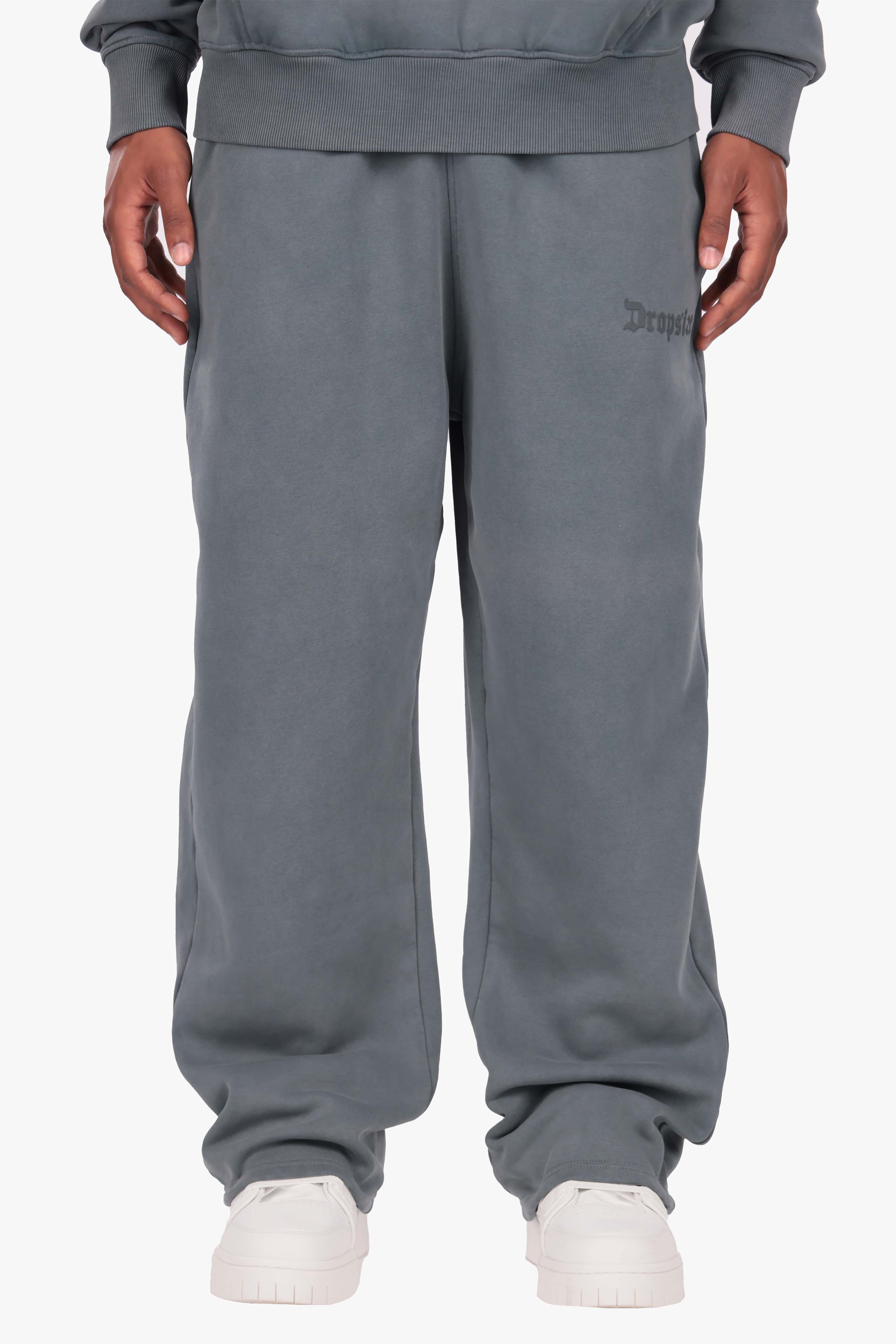 HD OPEN LEG JOGGER WASHED GREY