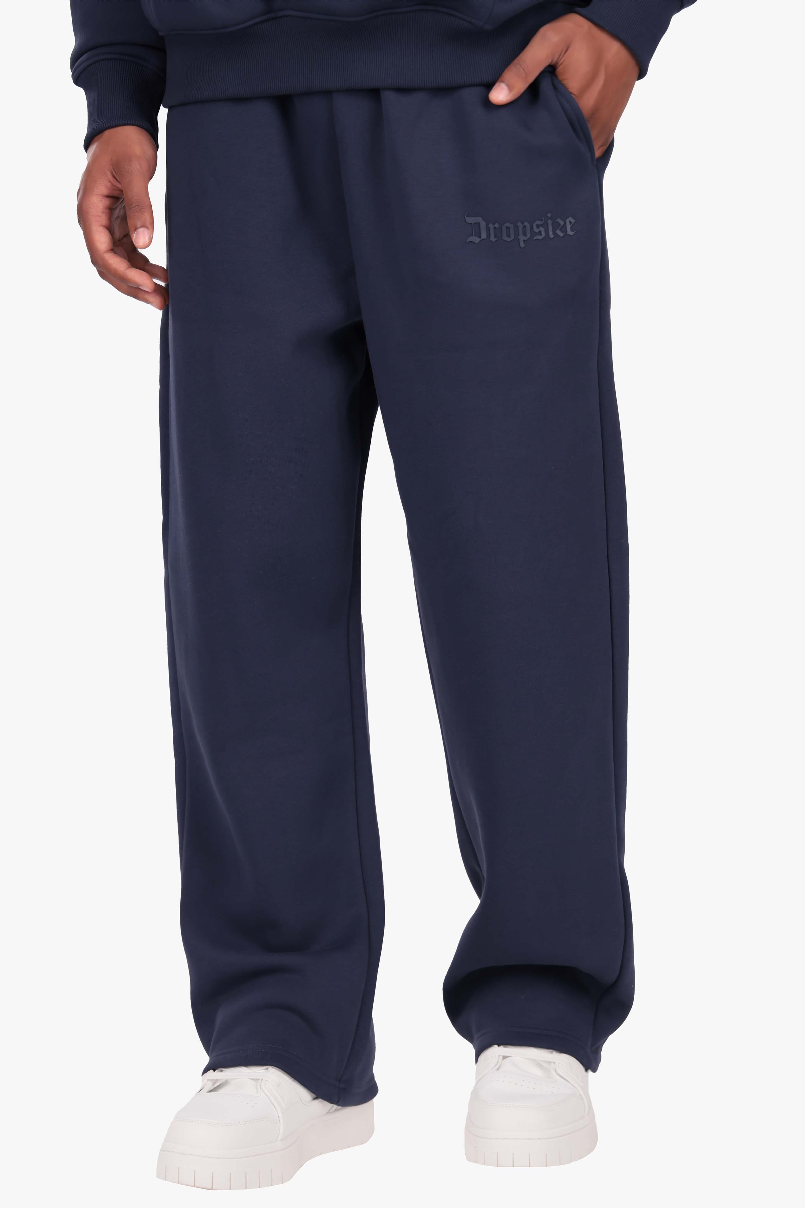 HD LOGO OPEN LEG JOGGER SPACE BLUE
