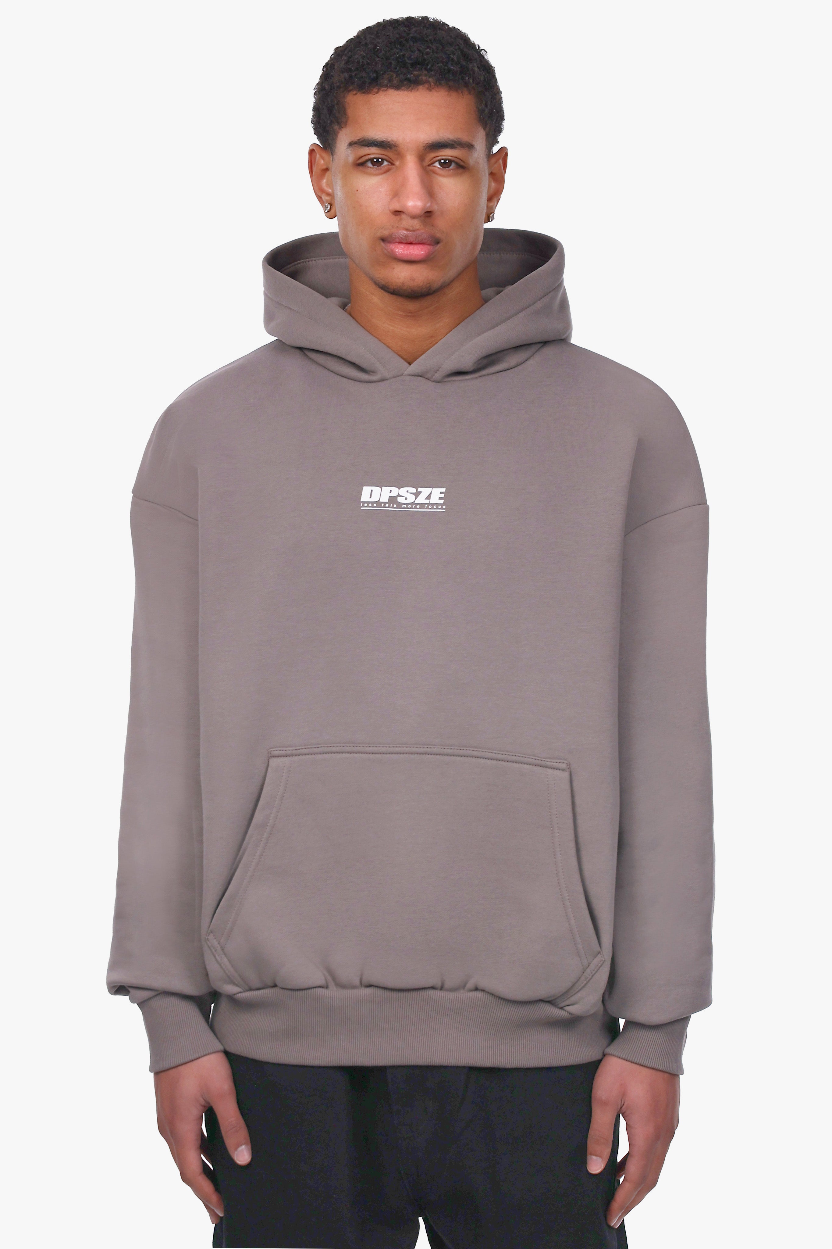 HEAVY OVERSIZE DPSZE HOODIE DRIFTWOOD