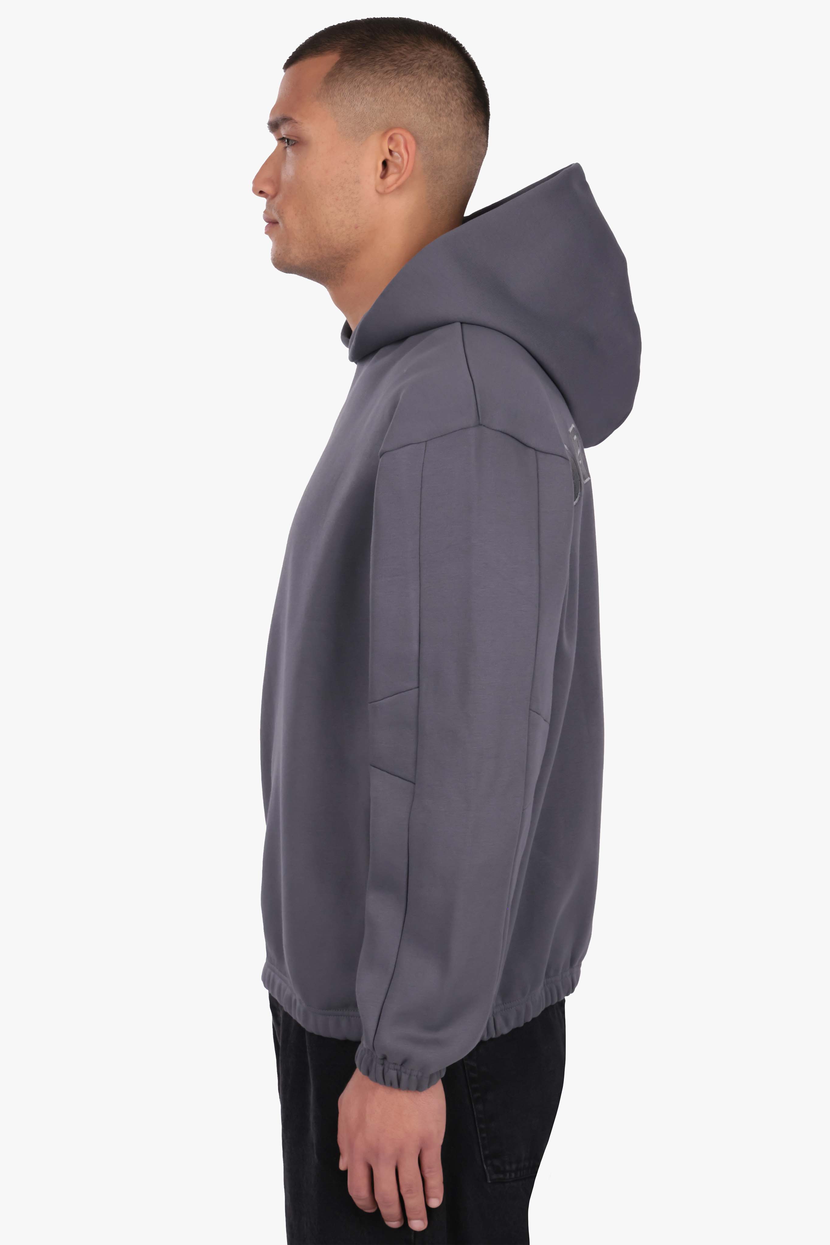 HEAVY OVERSIZE HD PRINT STEEL GREY