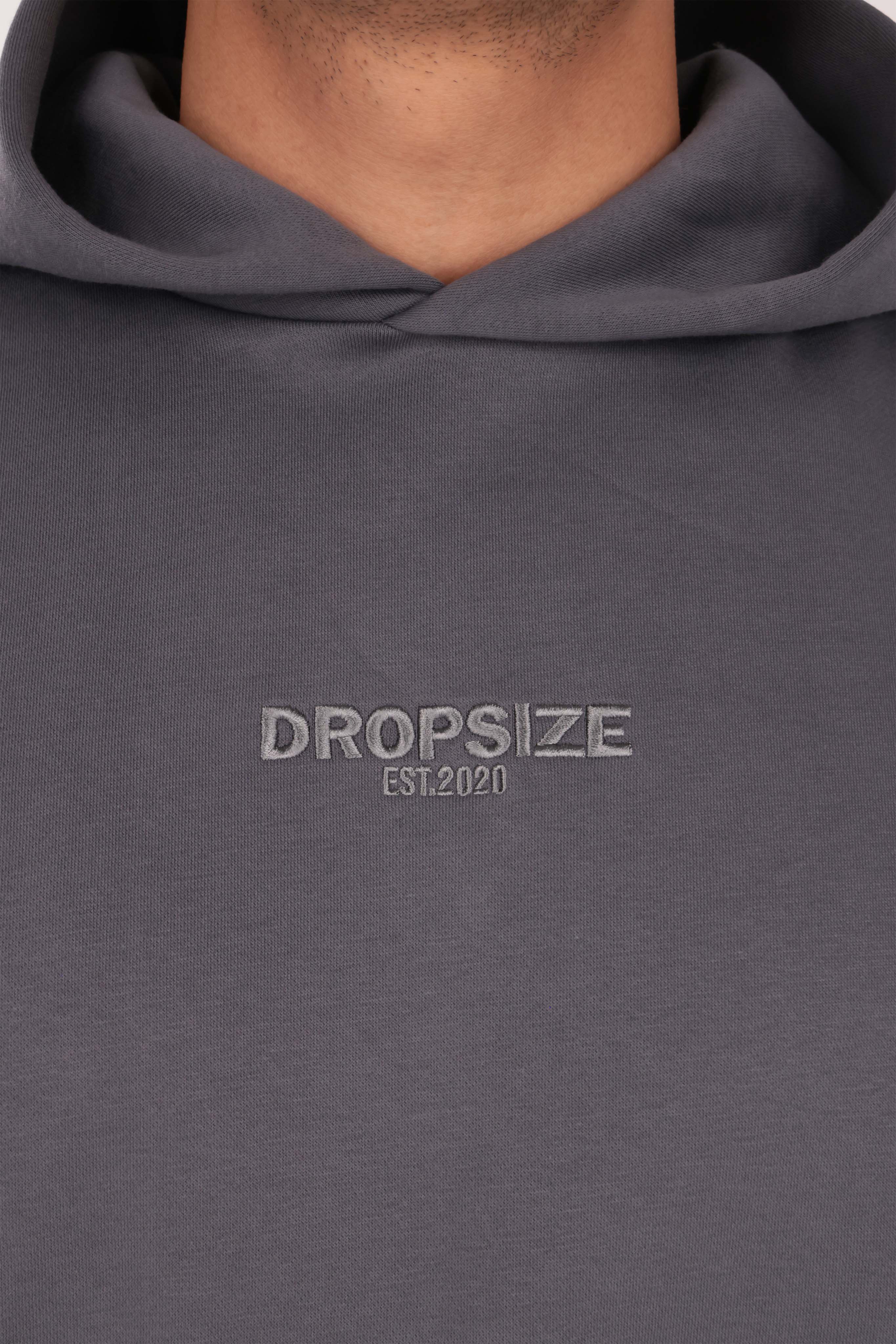 HEAVY OVERSIZE HD PRINT STEEL GREY