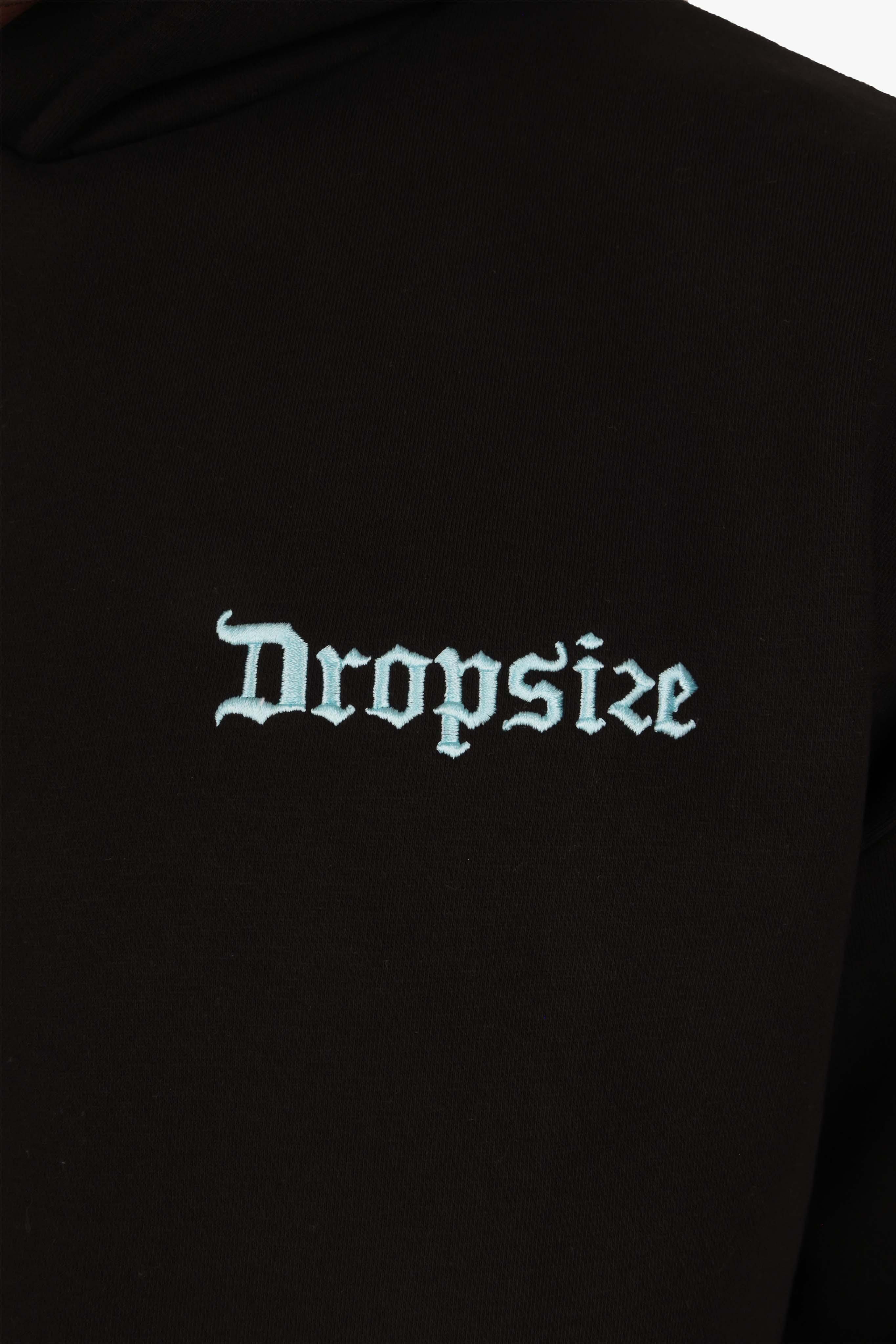 HEAVY OVERSIZE PEGASUS HOODIE BLACK