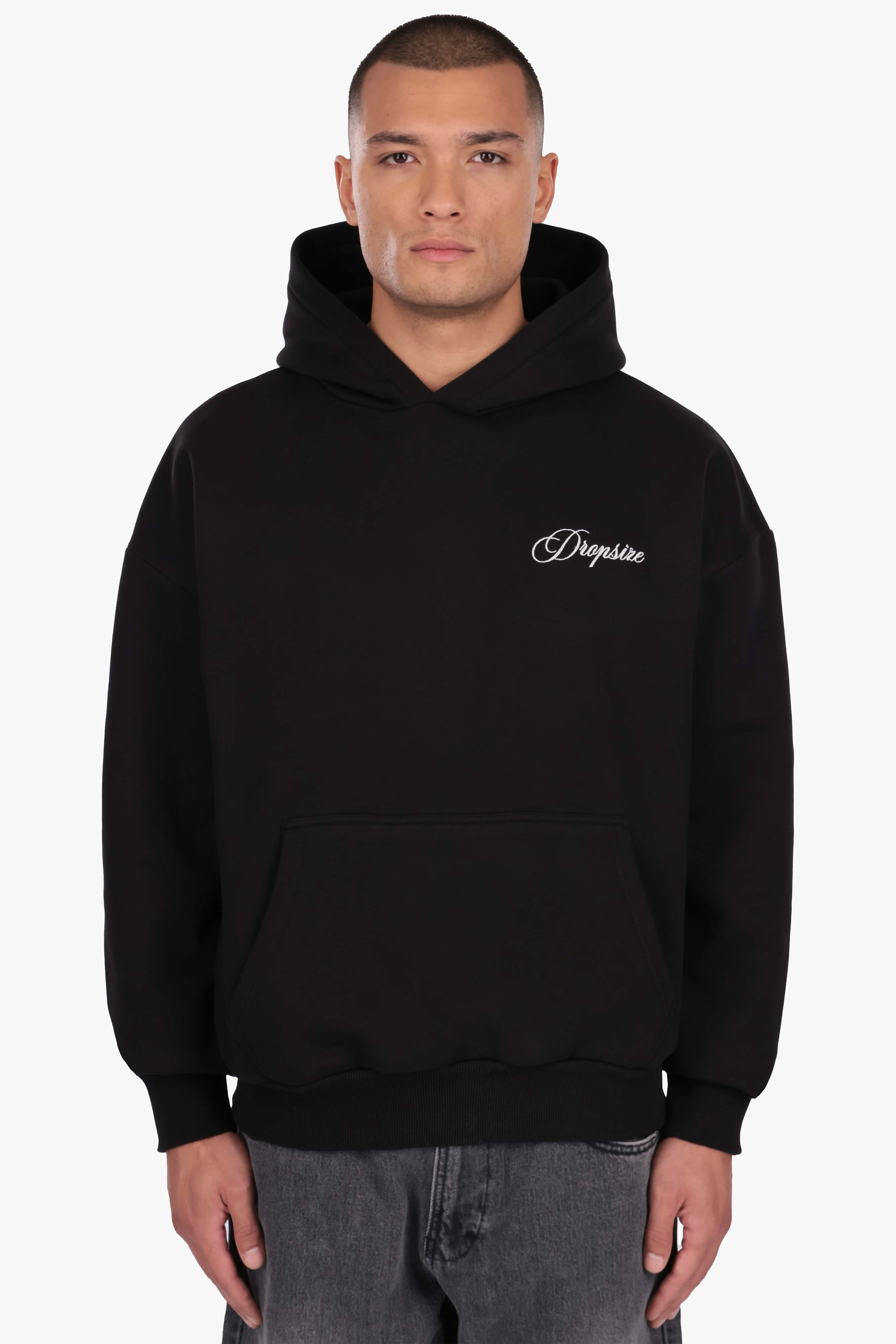 HEAVY OVERSIZE ENDLESS HOODIE BLACK