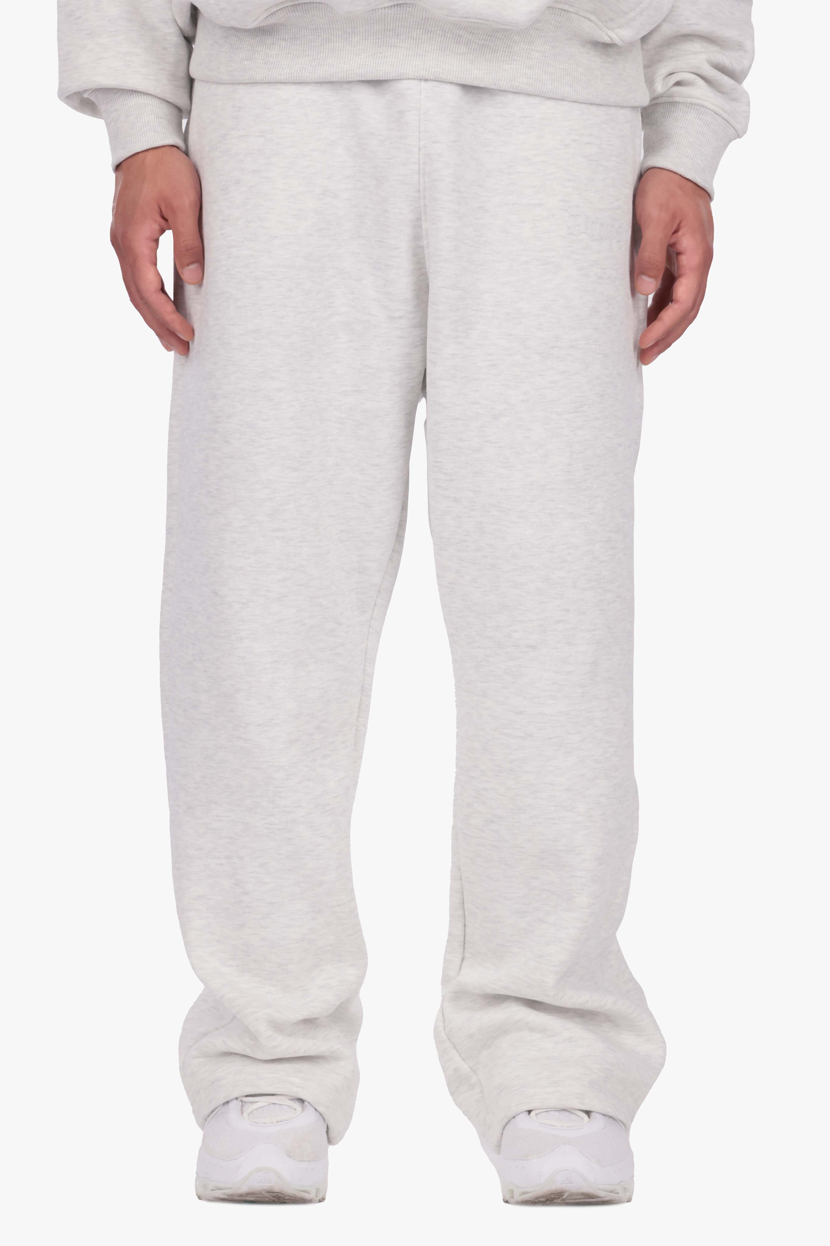 HD OPEN LEG JOGGER GREY MELANGE