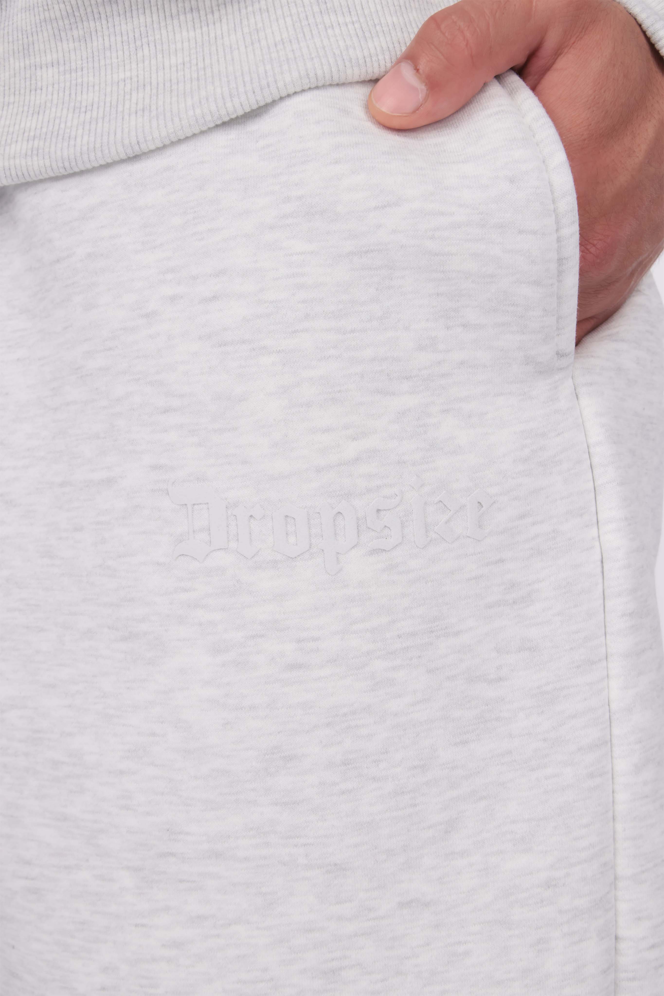 HD OPEN LEG JOGGER GREY MELANGE