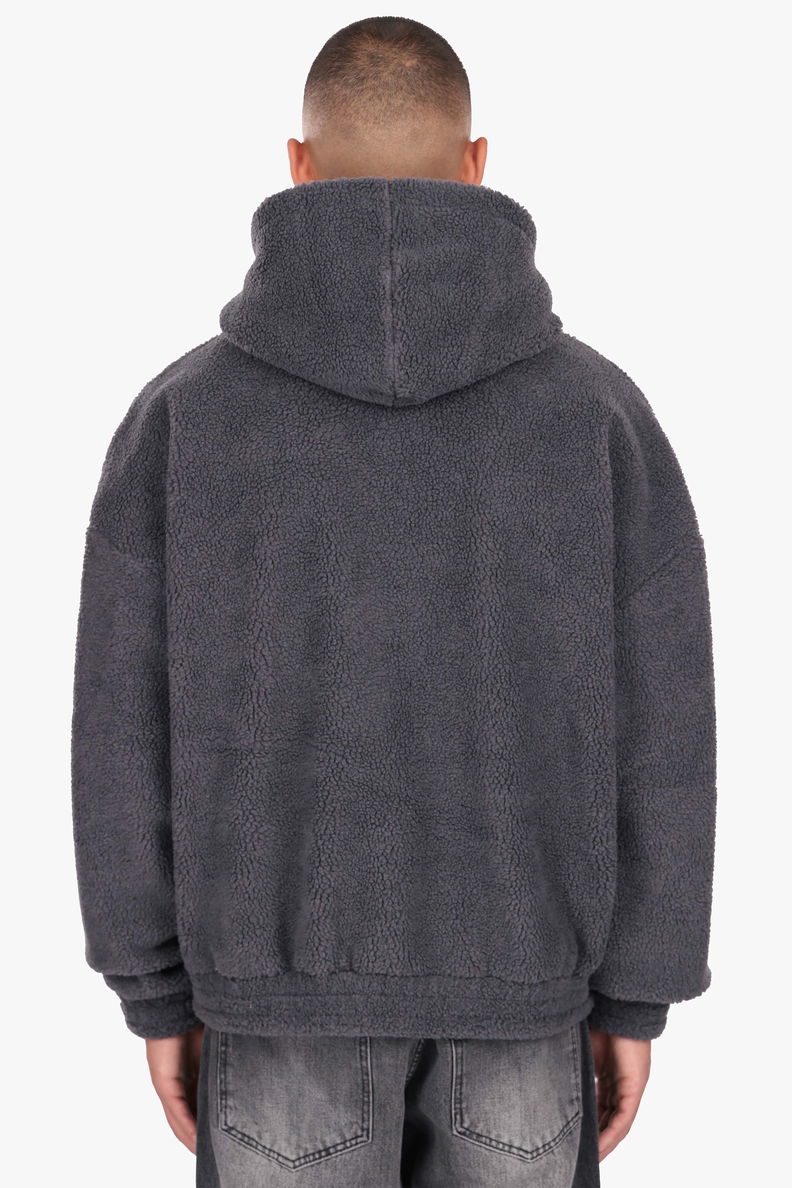 DROPSIZE TEDDY ZIPPER STEEL GREY