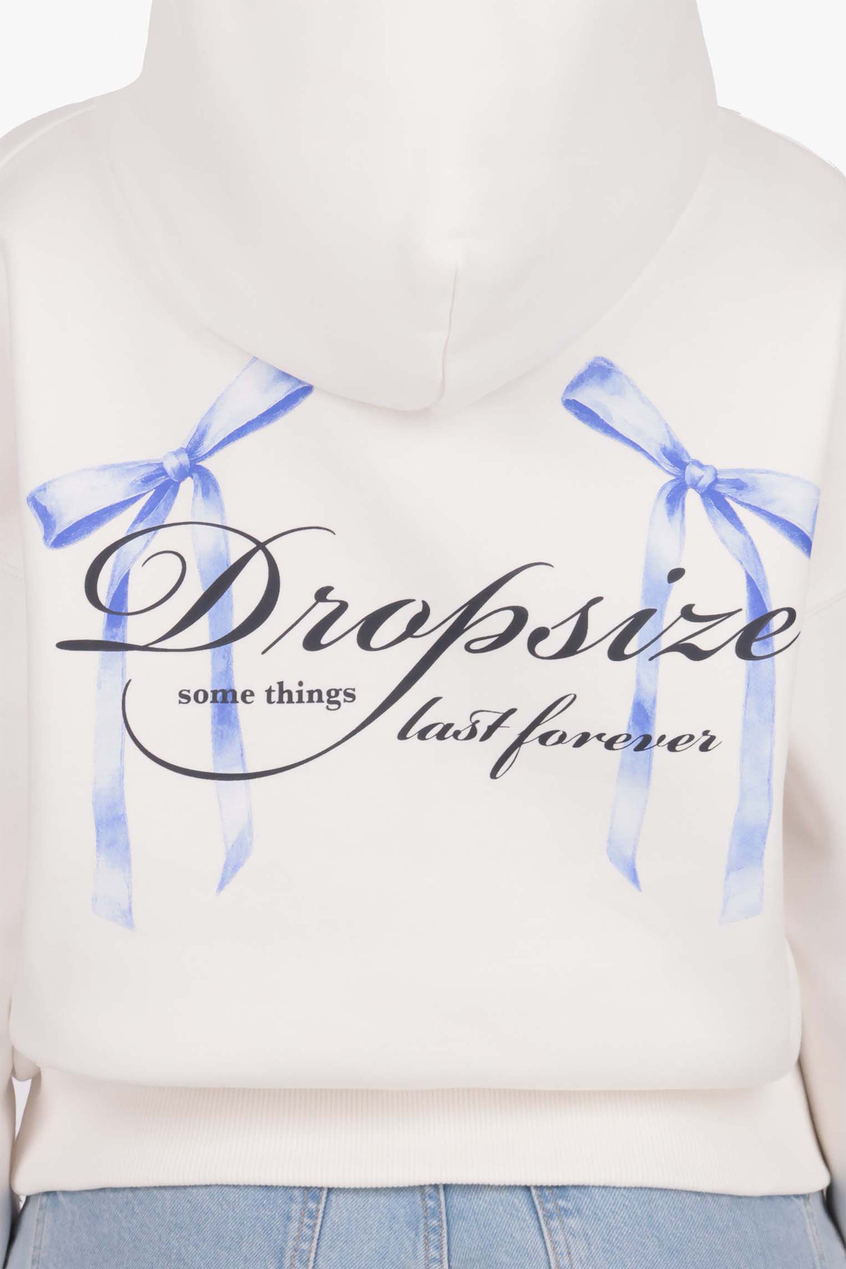 BOW LOVE WOMEN HOODIE WHITE