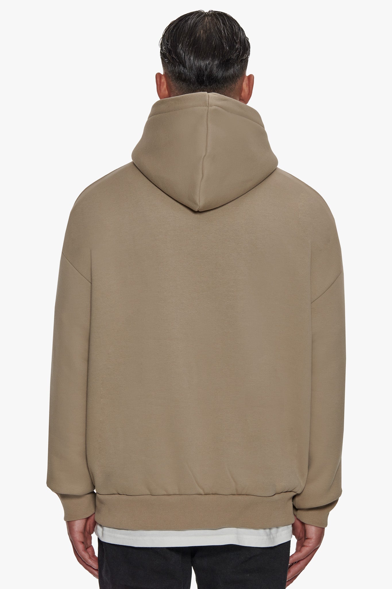 HEAVY OVERSIZE EMBO HOODIE WEATHERED TEAK