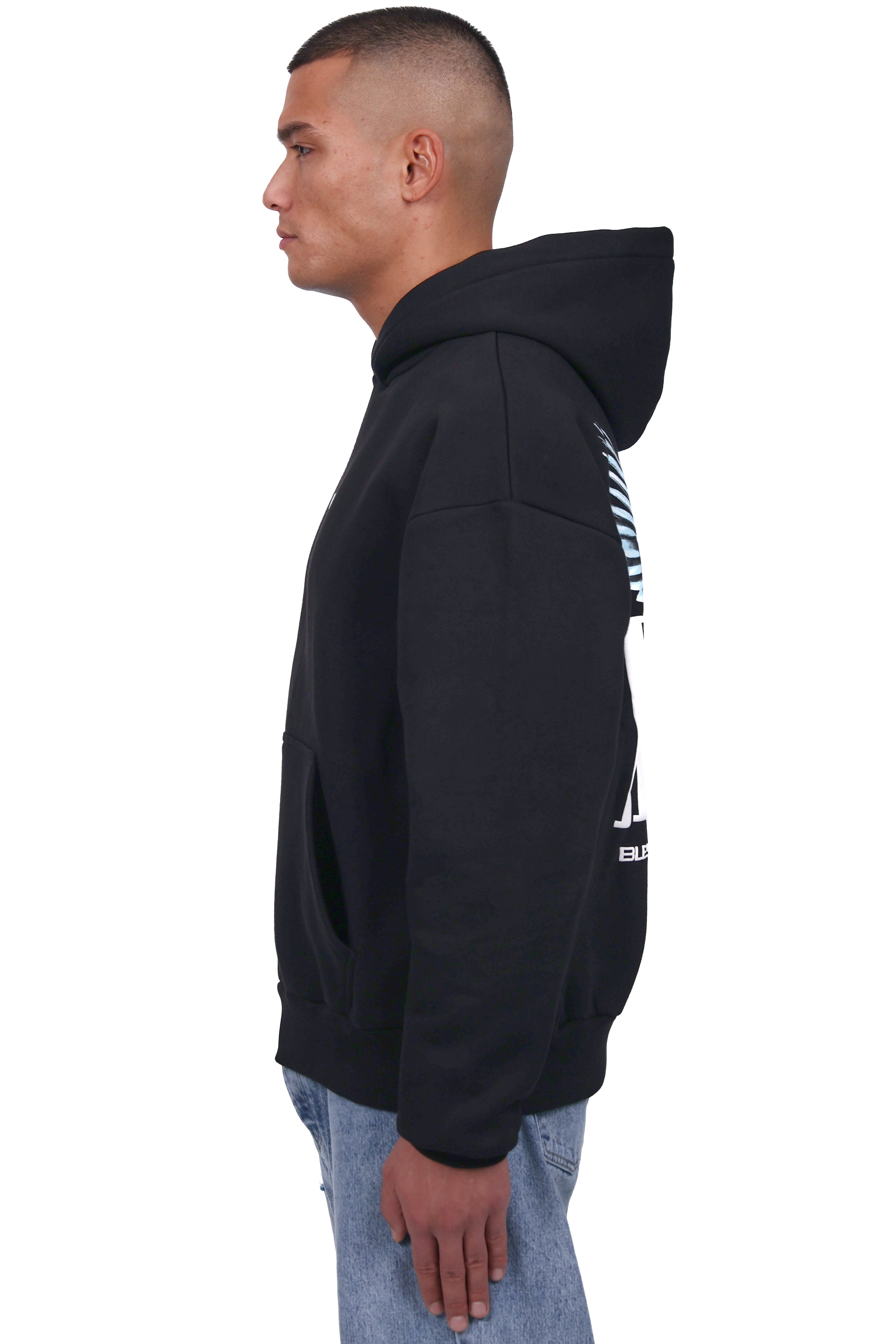 HEAVY OVERSIZE BLESSED HOODIE BLACK