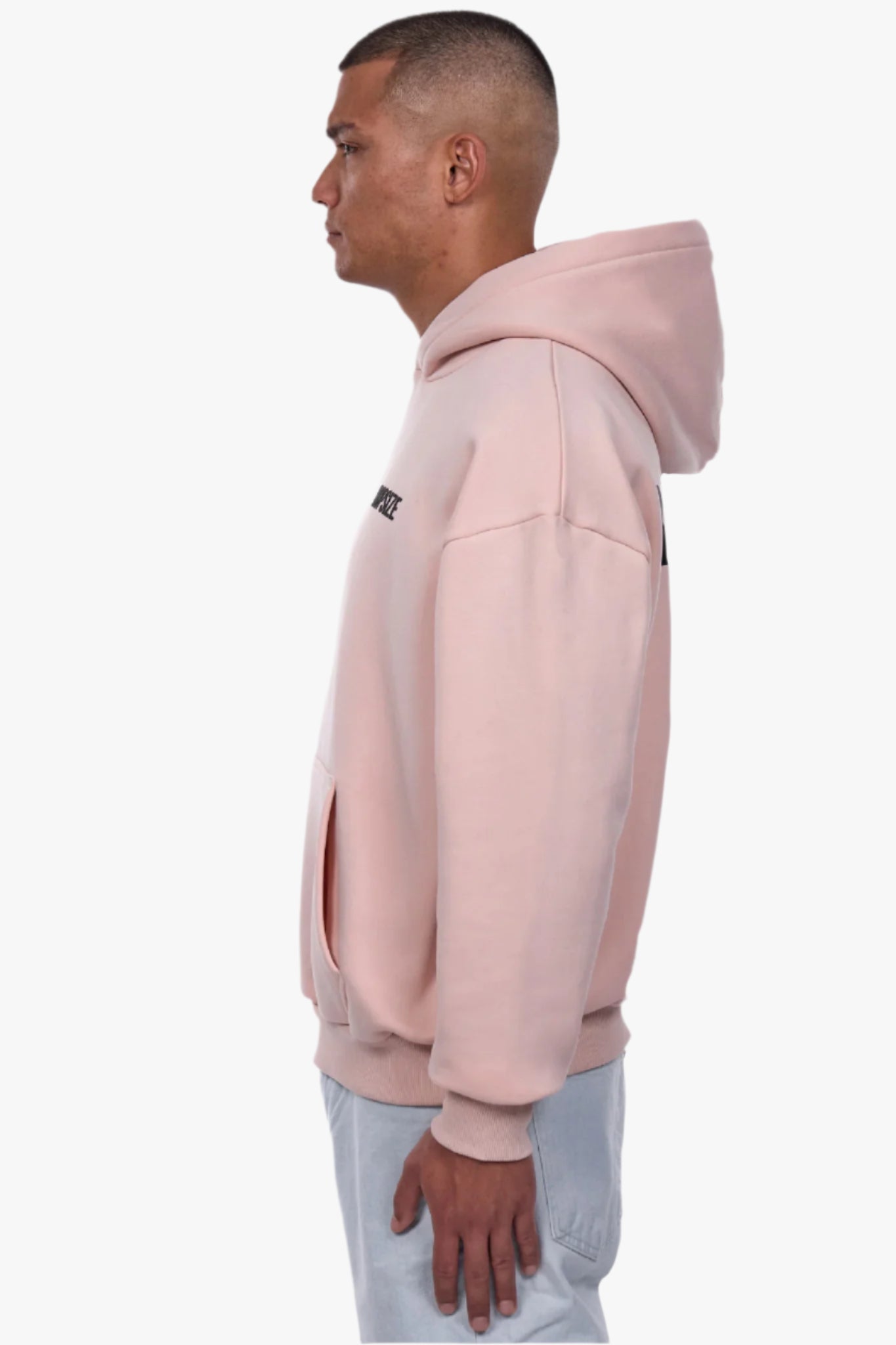 HEAVY OVERSIZE HD PRINT HOODIE LOTUS