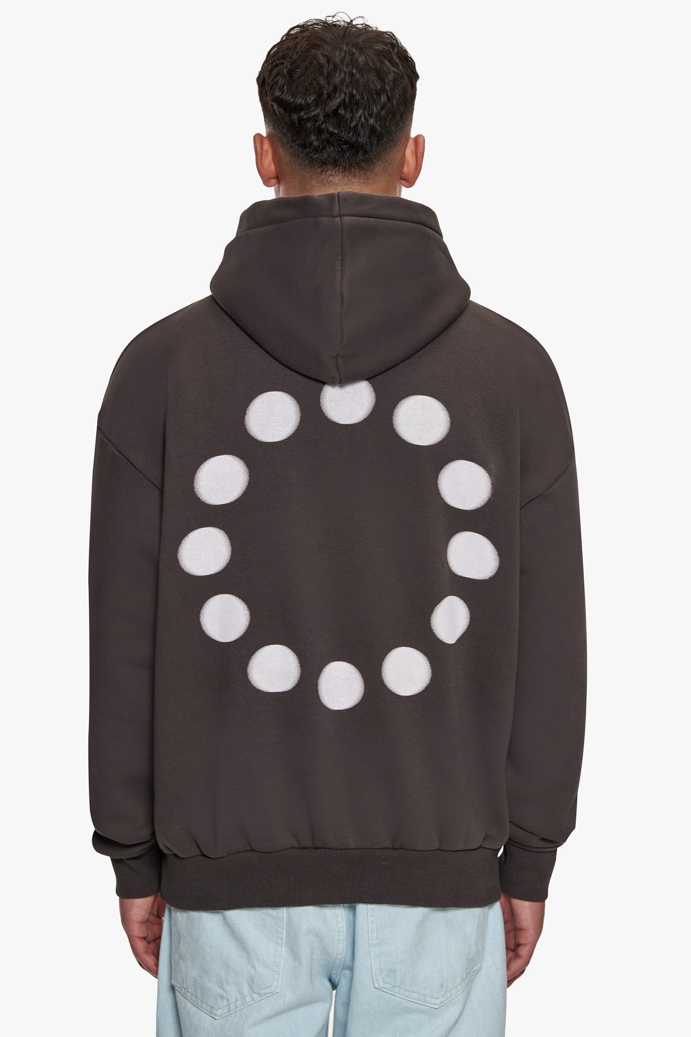 HEAVY OVERSIZE MOVE LAWLESS HOODIE WASHED BLACK