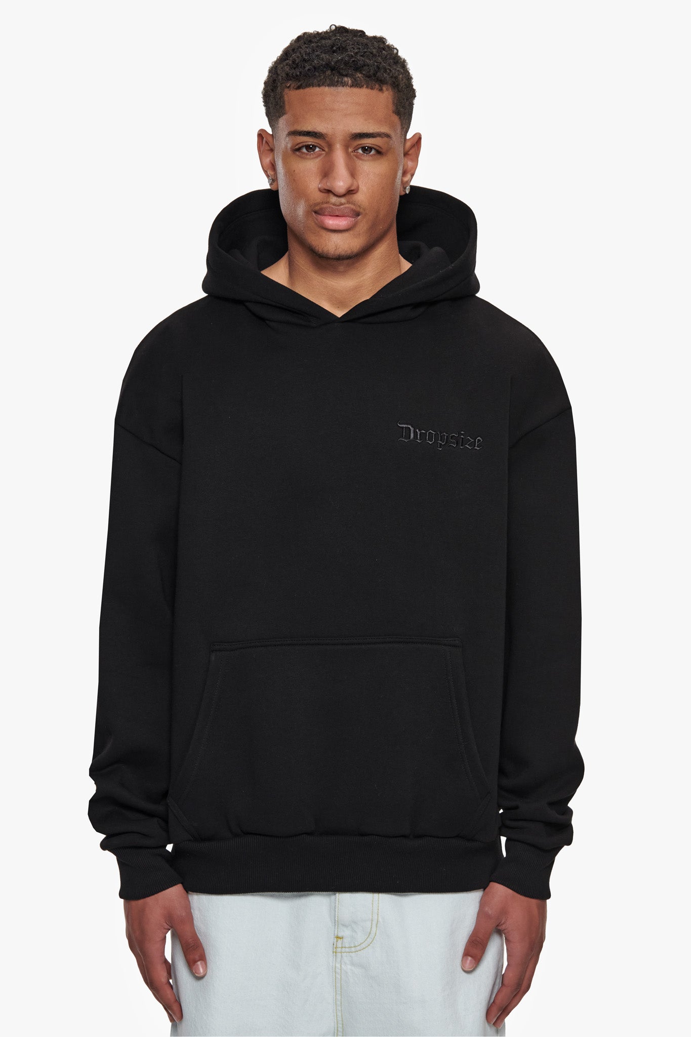 HEAVY OVERZIZE RAISED IN HEAVEN HOODIE BLACK