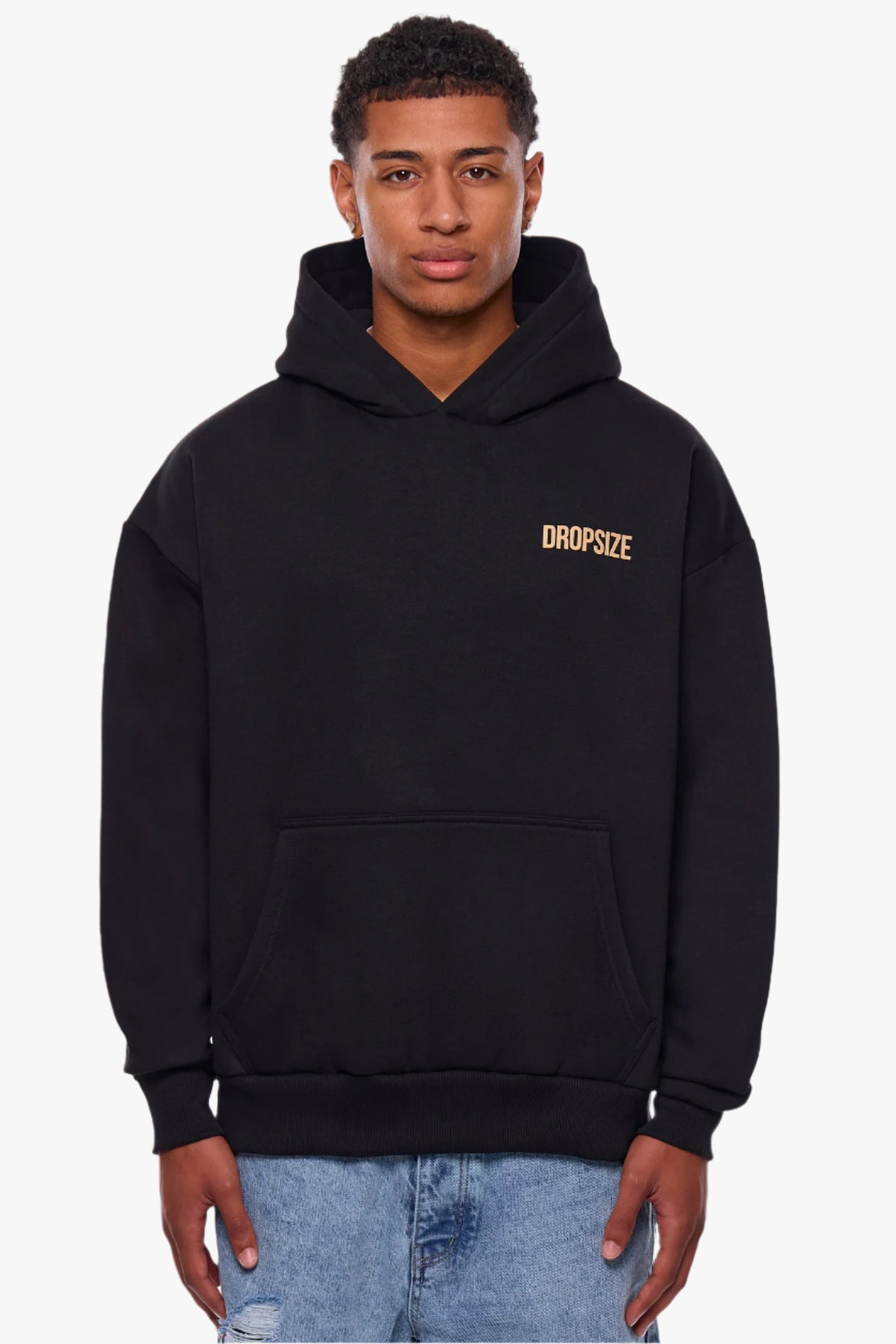 HEAVY OVERSIZE RISE ABOVE HOODIE BLACK