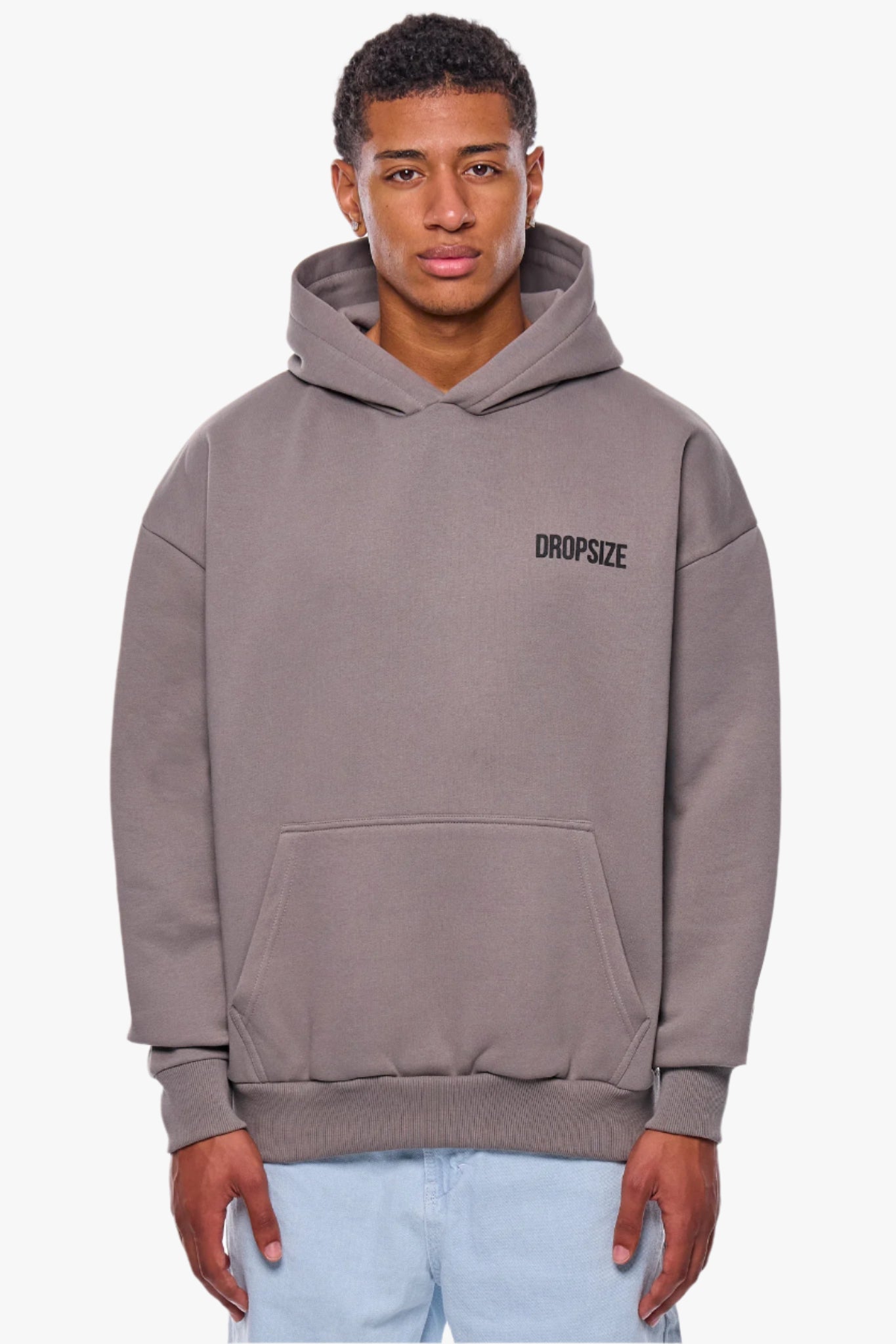 HEAVY OVERSIZE HD PRINT HOODIE DRIFTWOOD