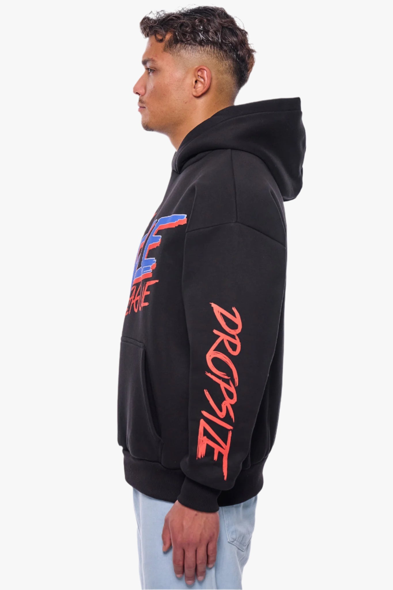HEAVY OVERSIZE LOUD ELITE HOODIE BLACK