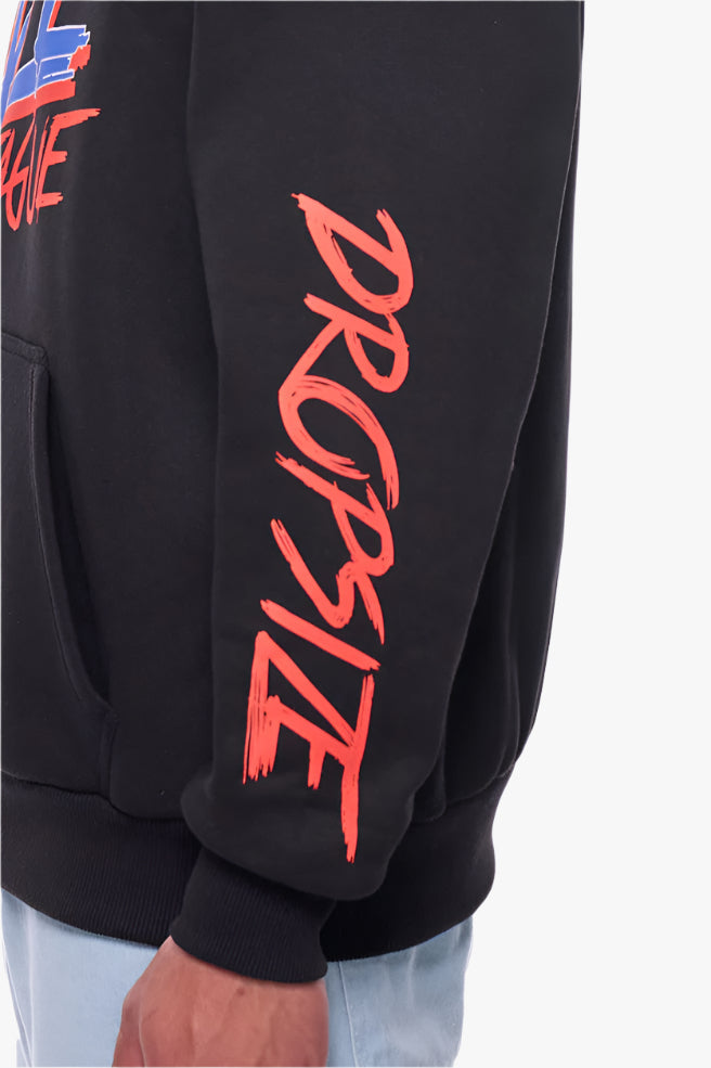 HEAVY OVERSIZE LOUD ELITE HOODIE BLACK