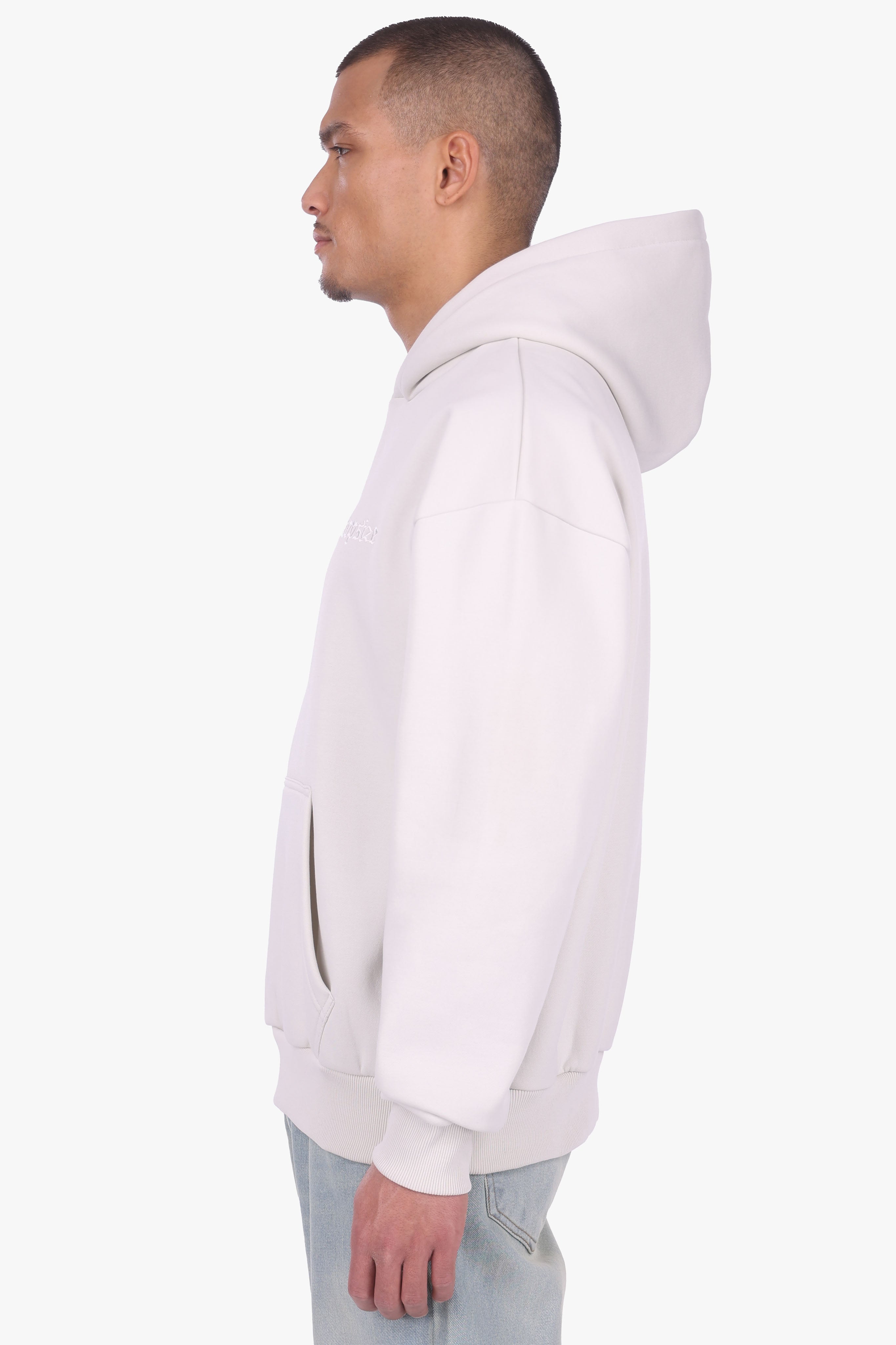 HEAVY OVERSIZE EMBO LIGHT GREY