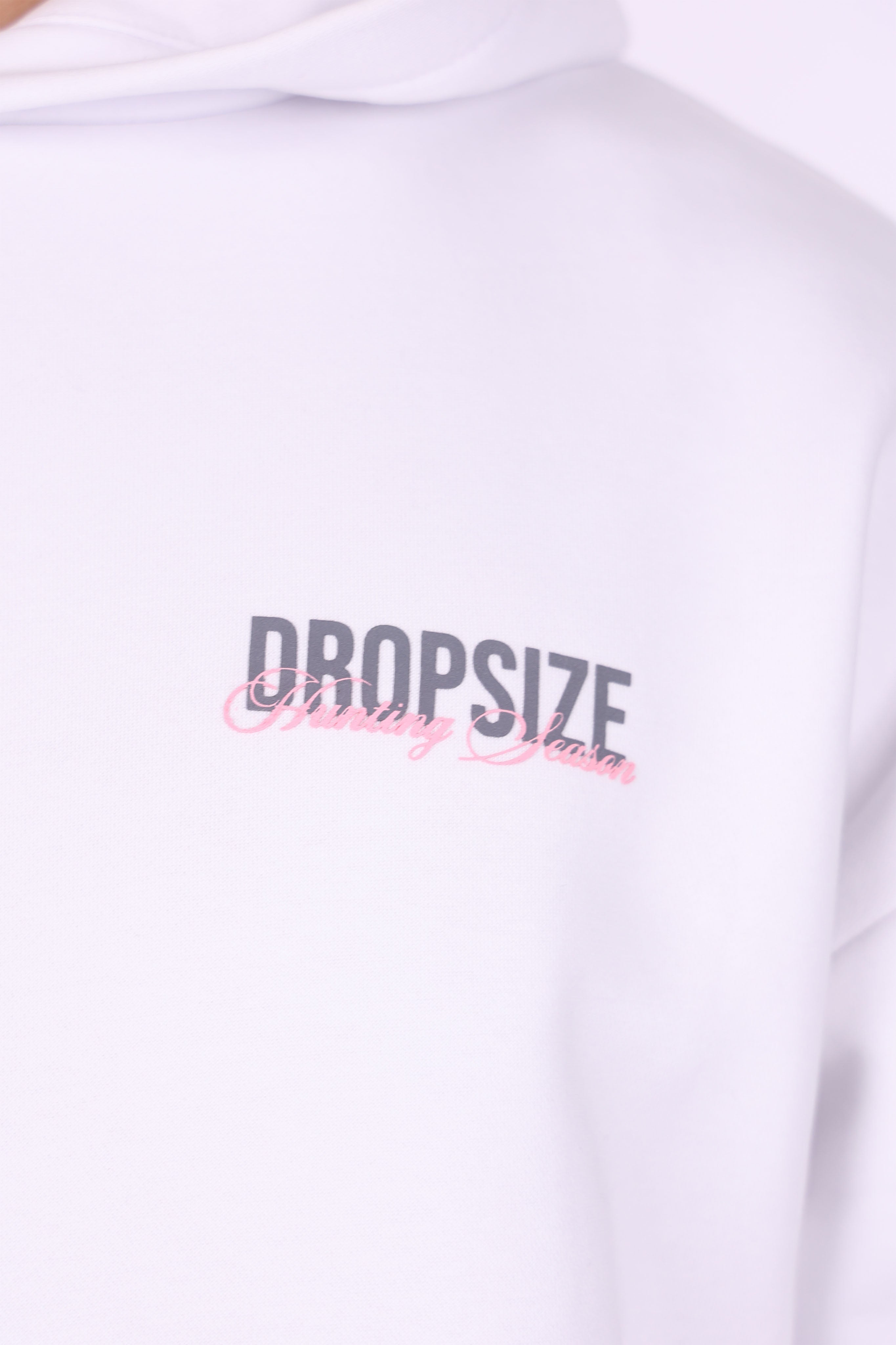 HEAVY OVERSIZE HUNTING SEASON HOODIE WHITE