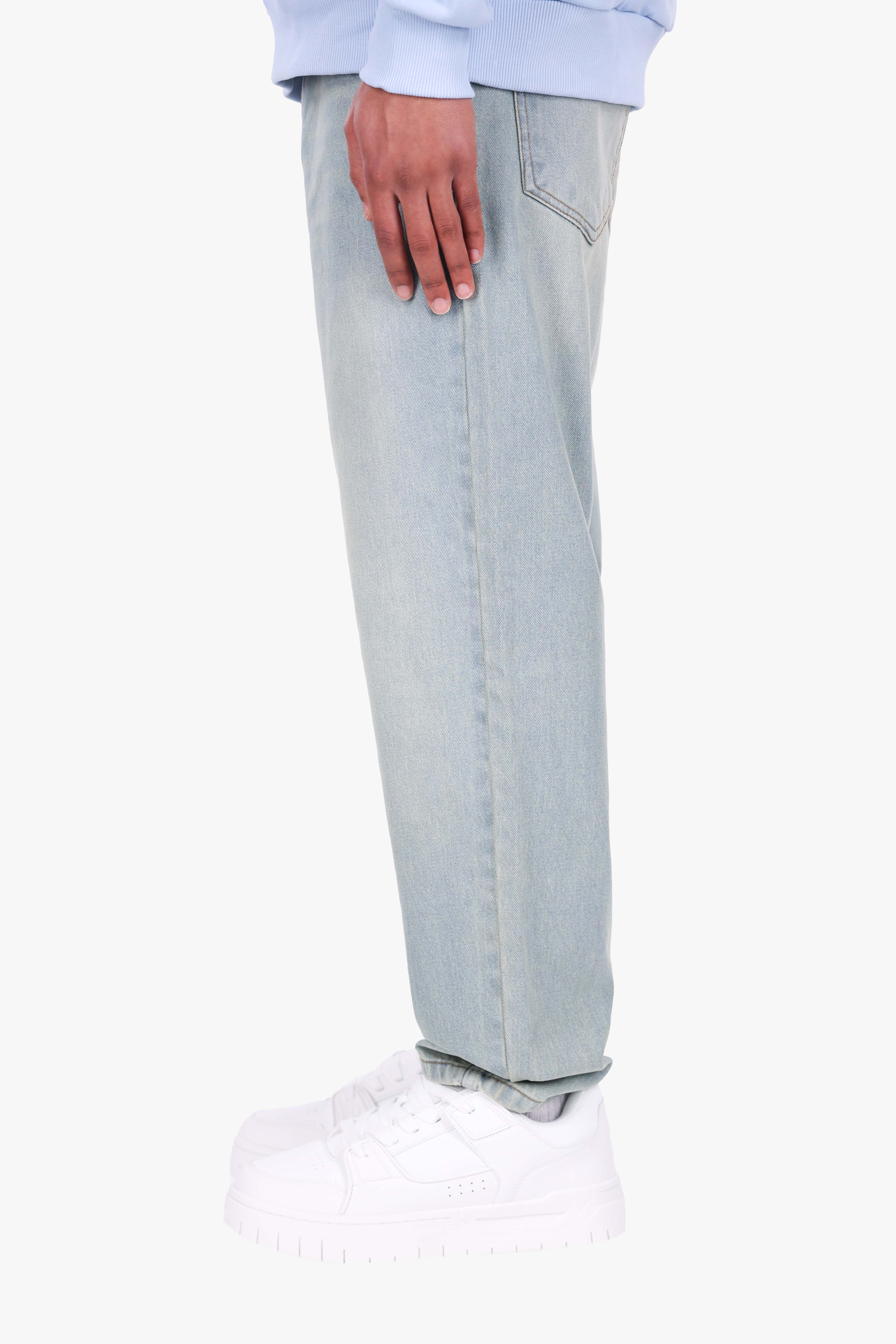 LOOSE FIT JEANS LIGHT INDIGO