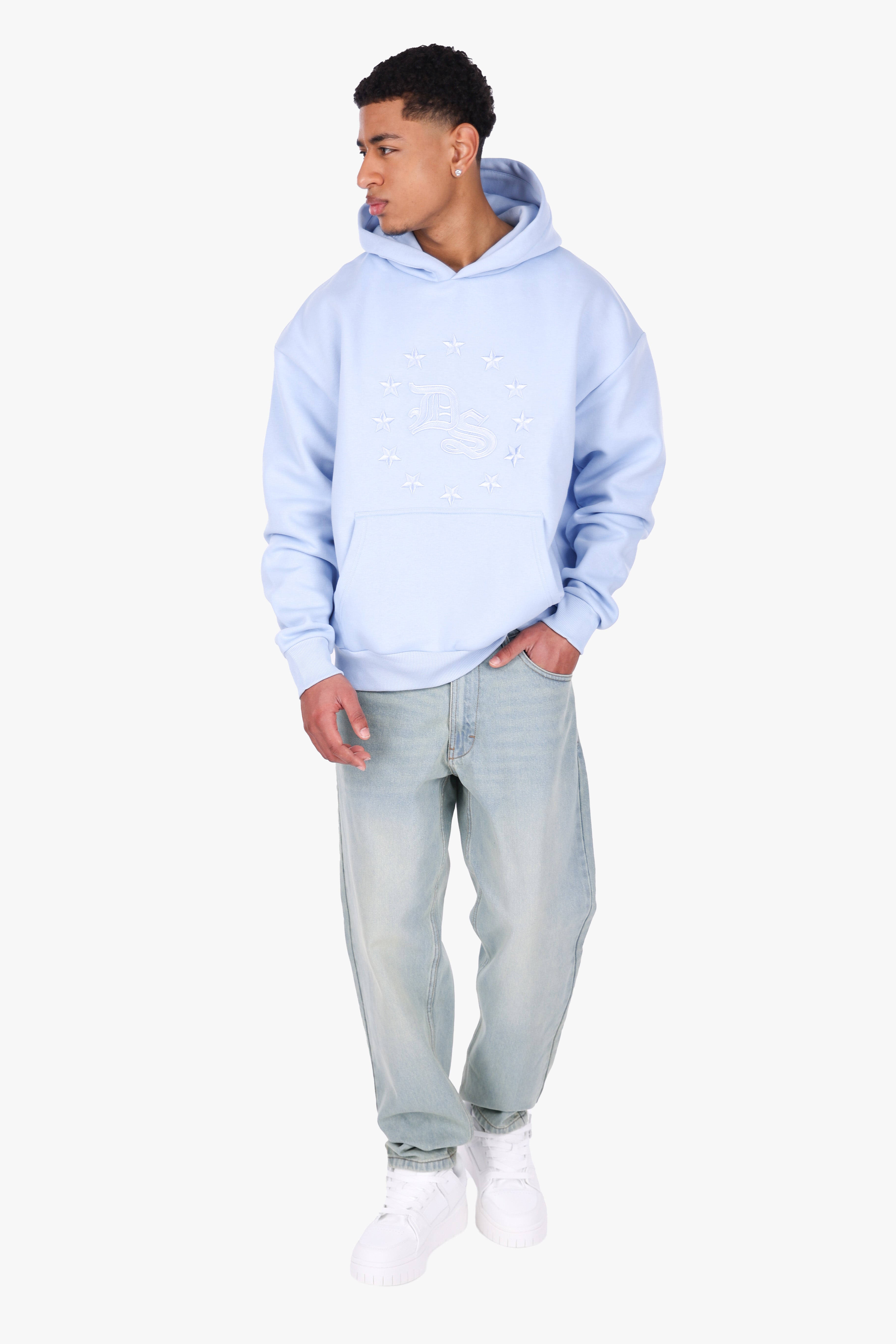 LOOSE FIT JEANS LIGHT INDIGO