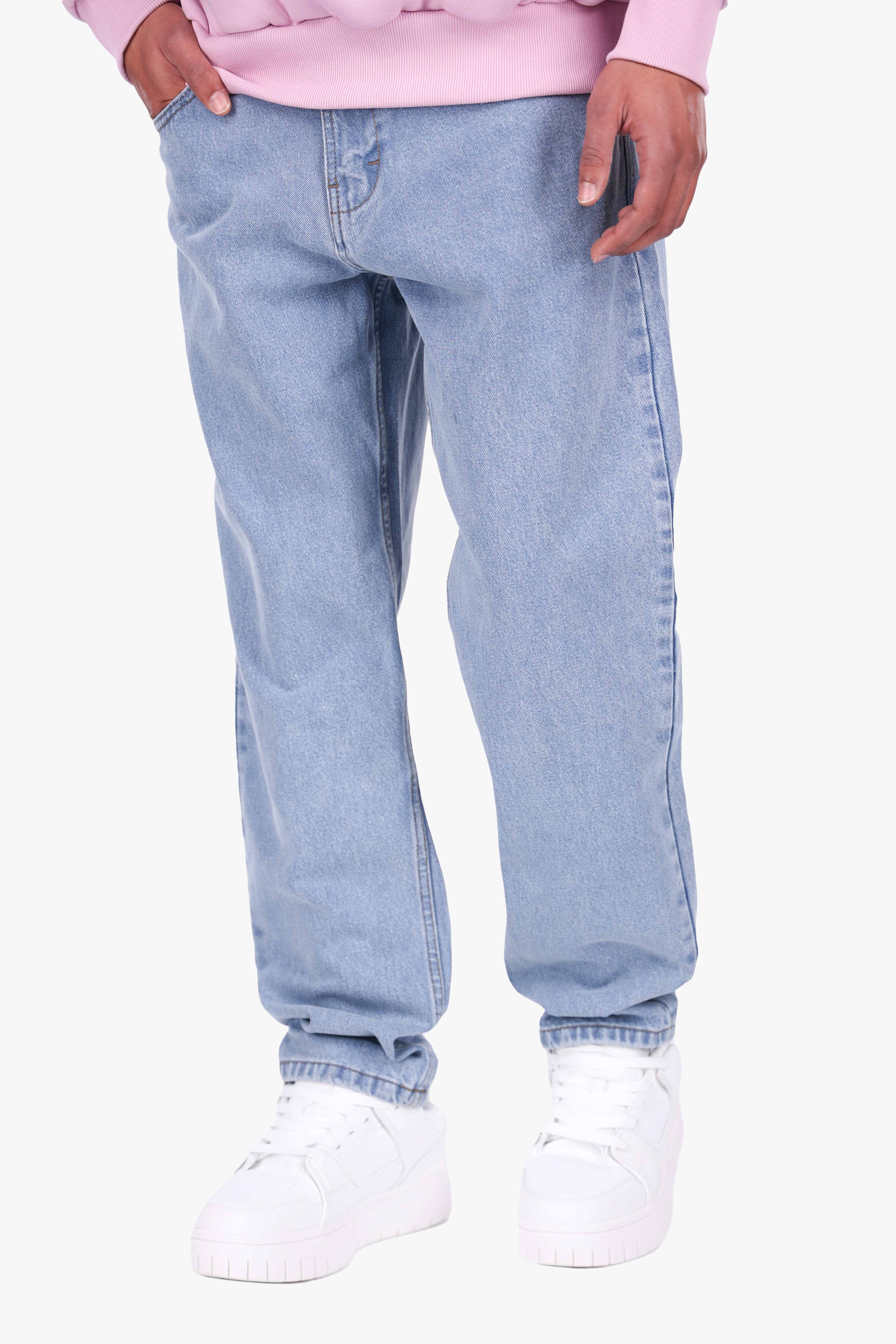 LOOSE FIT JEANS MID BLUE
