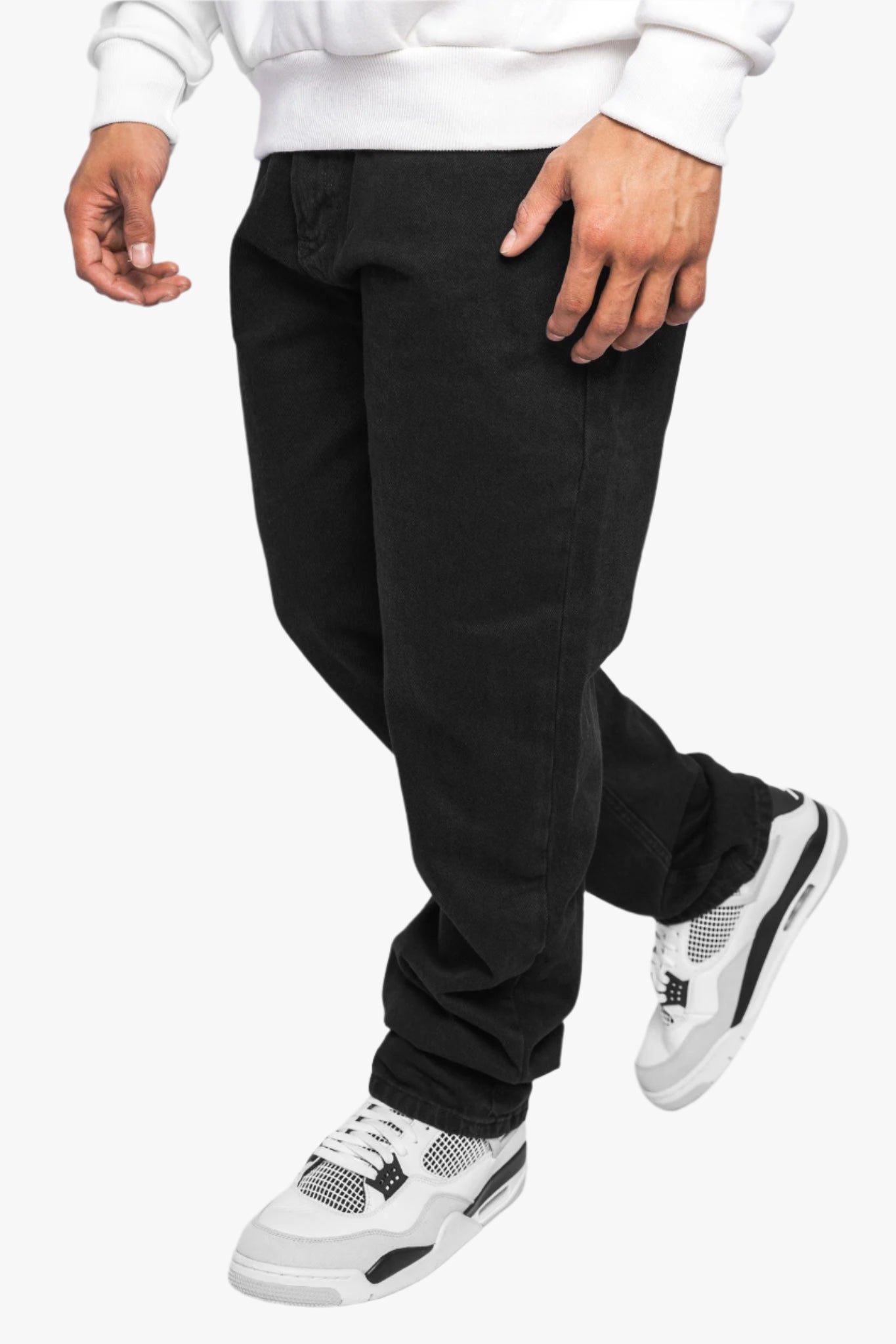 V2 LOOSE FIT JEANS BLACK