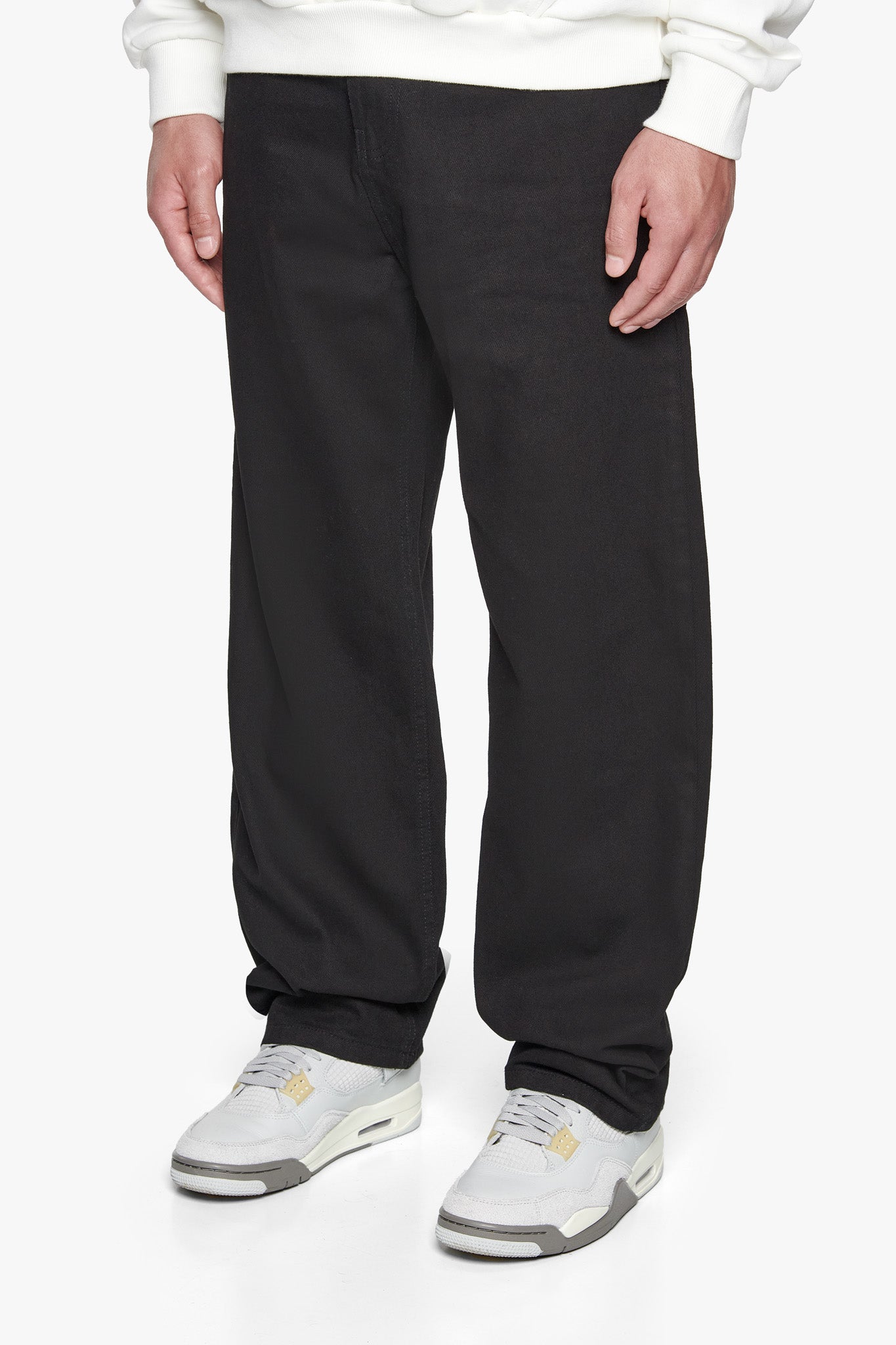 V4 LOOSE FIT JEANS LIGHT BLACK