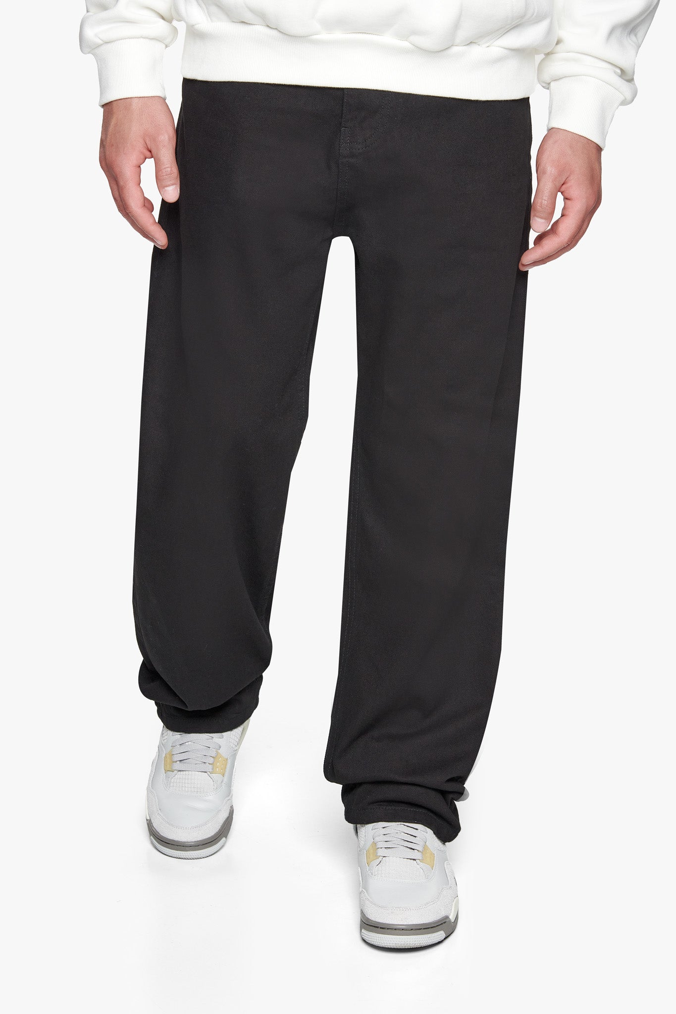 V4 LOOSE FIT JEANS LIGHT BLACK