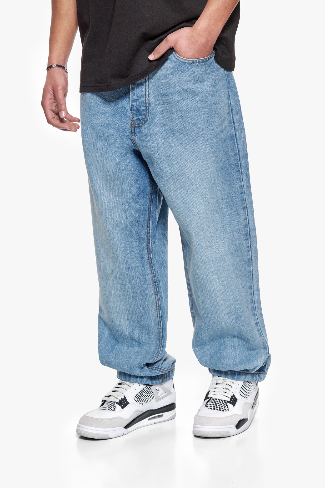 BAGGY JEANS MID BLUE