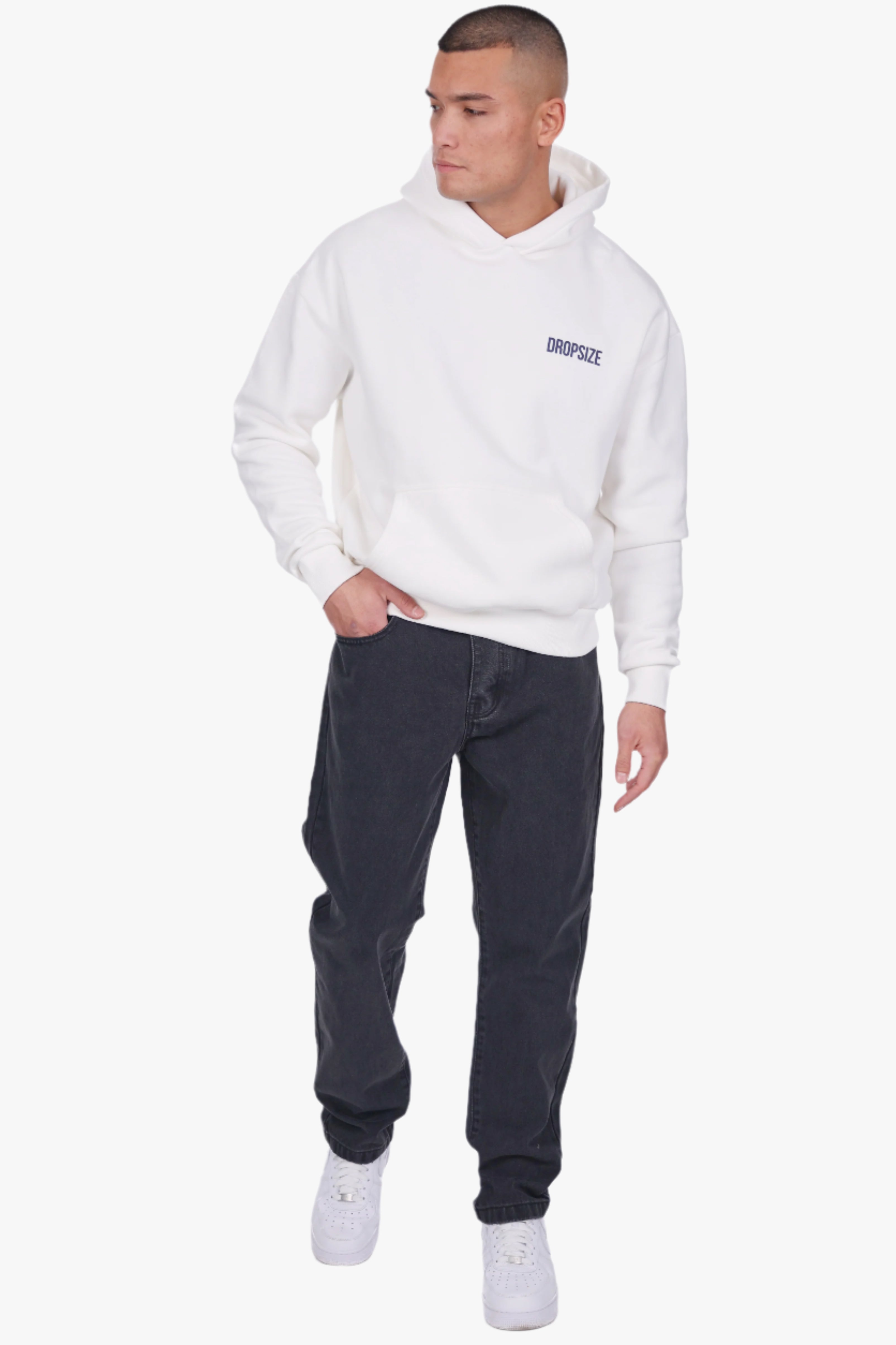 CARROT REGULAR WASHED GREY JEANS