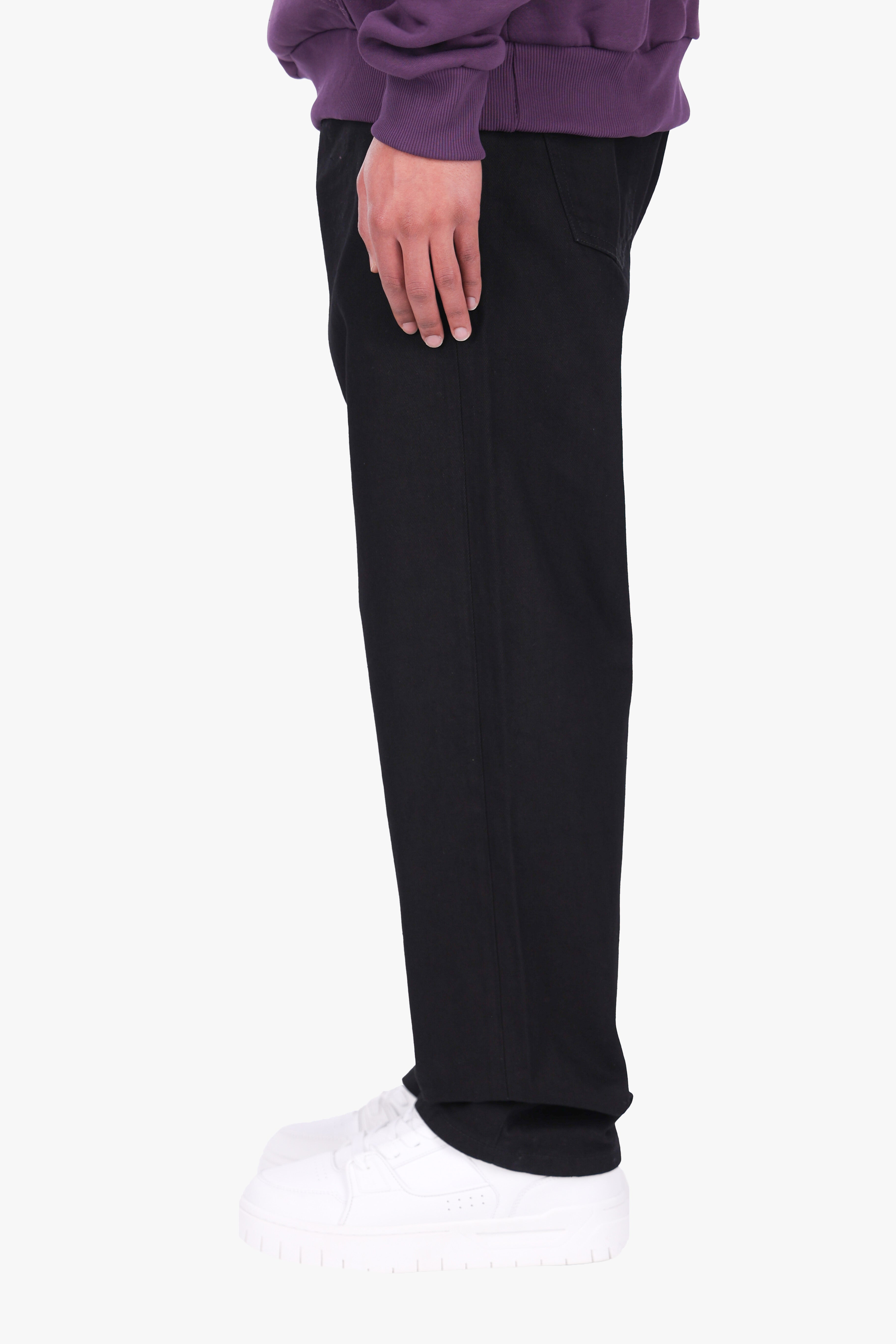 STRAIGHT FIT JEANS BLACK
