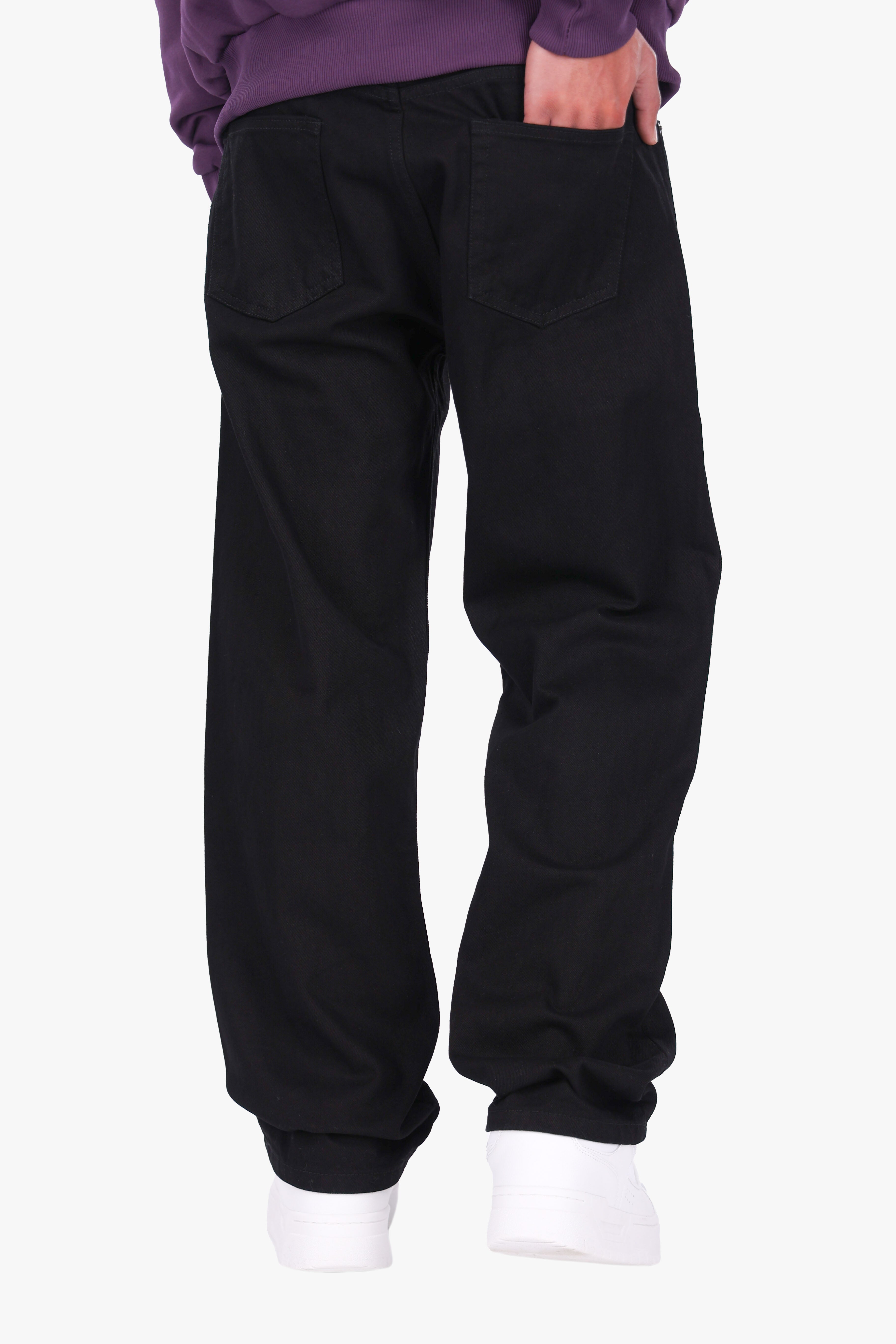 STRAIGHT FIT JEANS BLACK