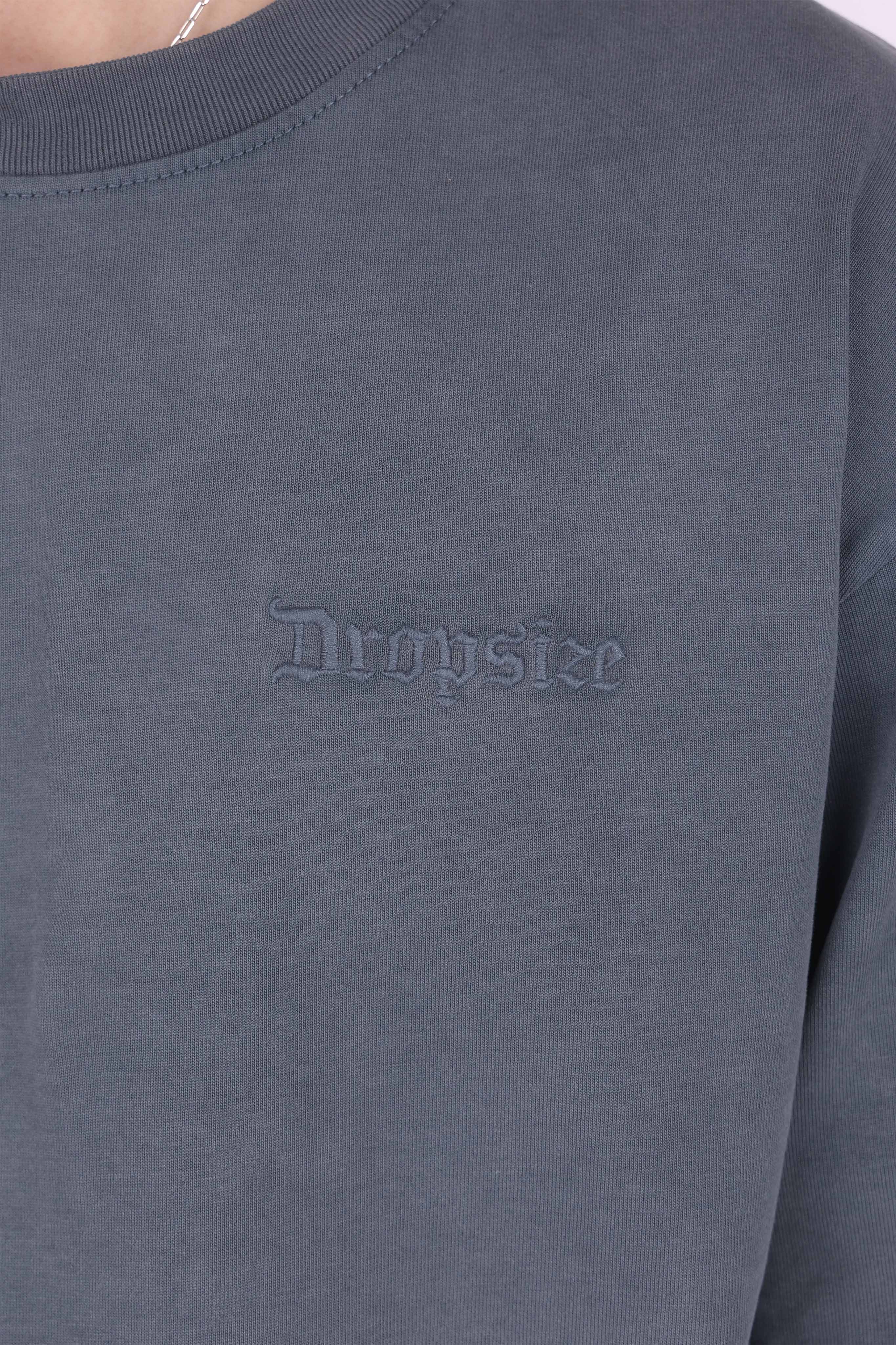 LAYER LONGSLEEVE ACID WASHED GREY