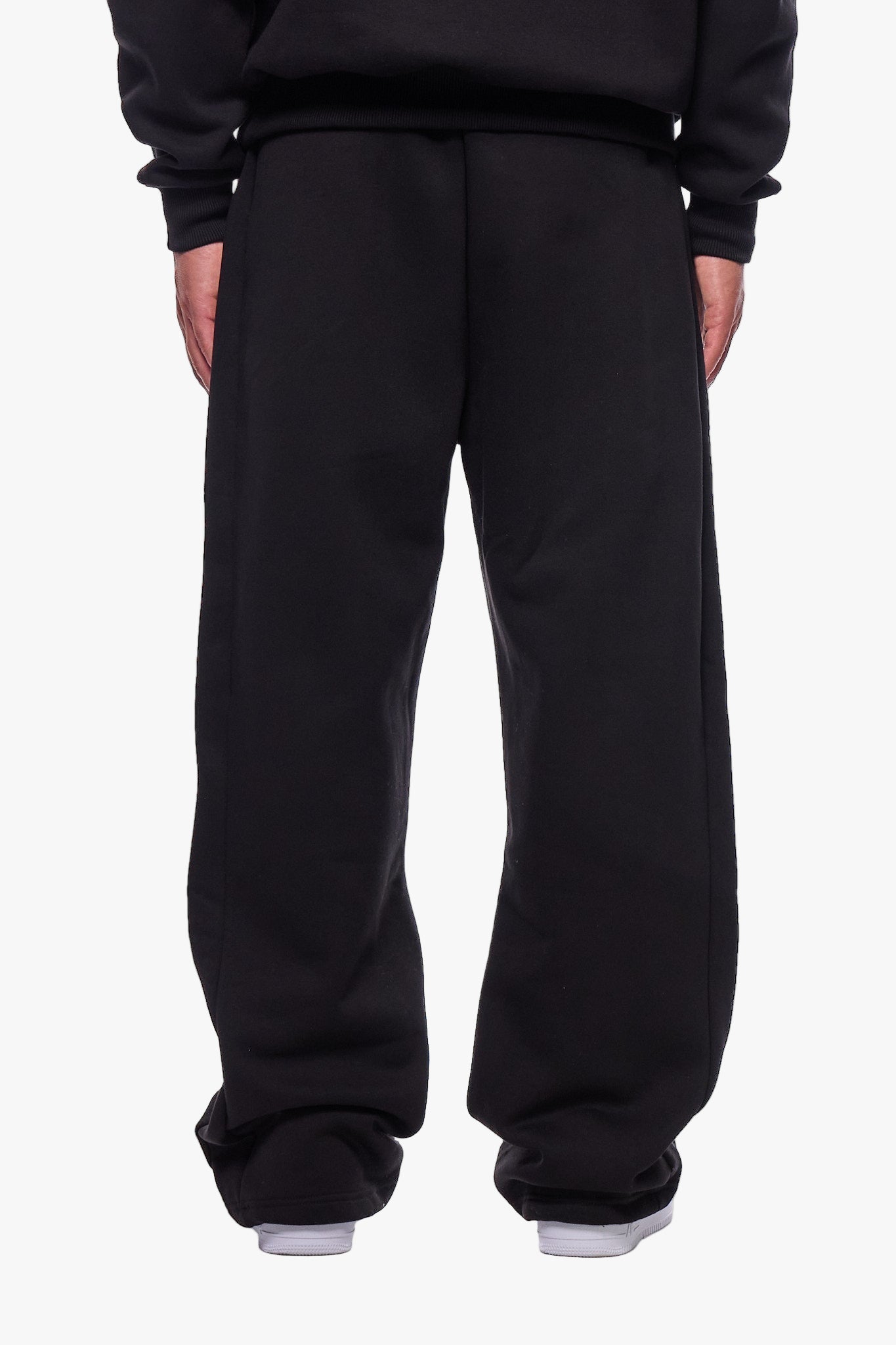 OPEN LEG JOGGER BLACK