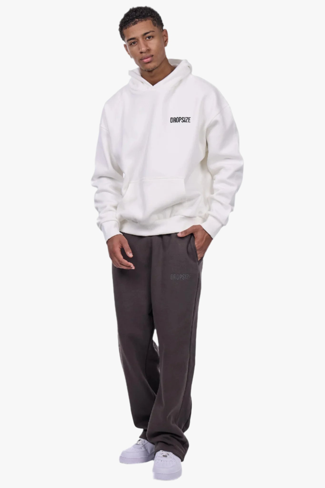 OPEN LEG JOGGER WASHED BLACK