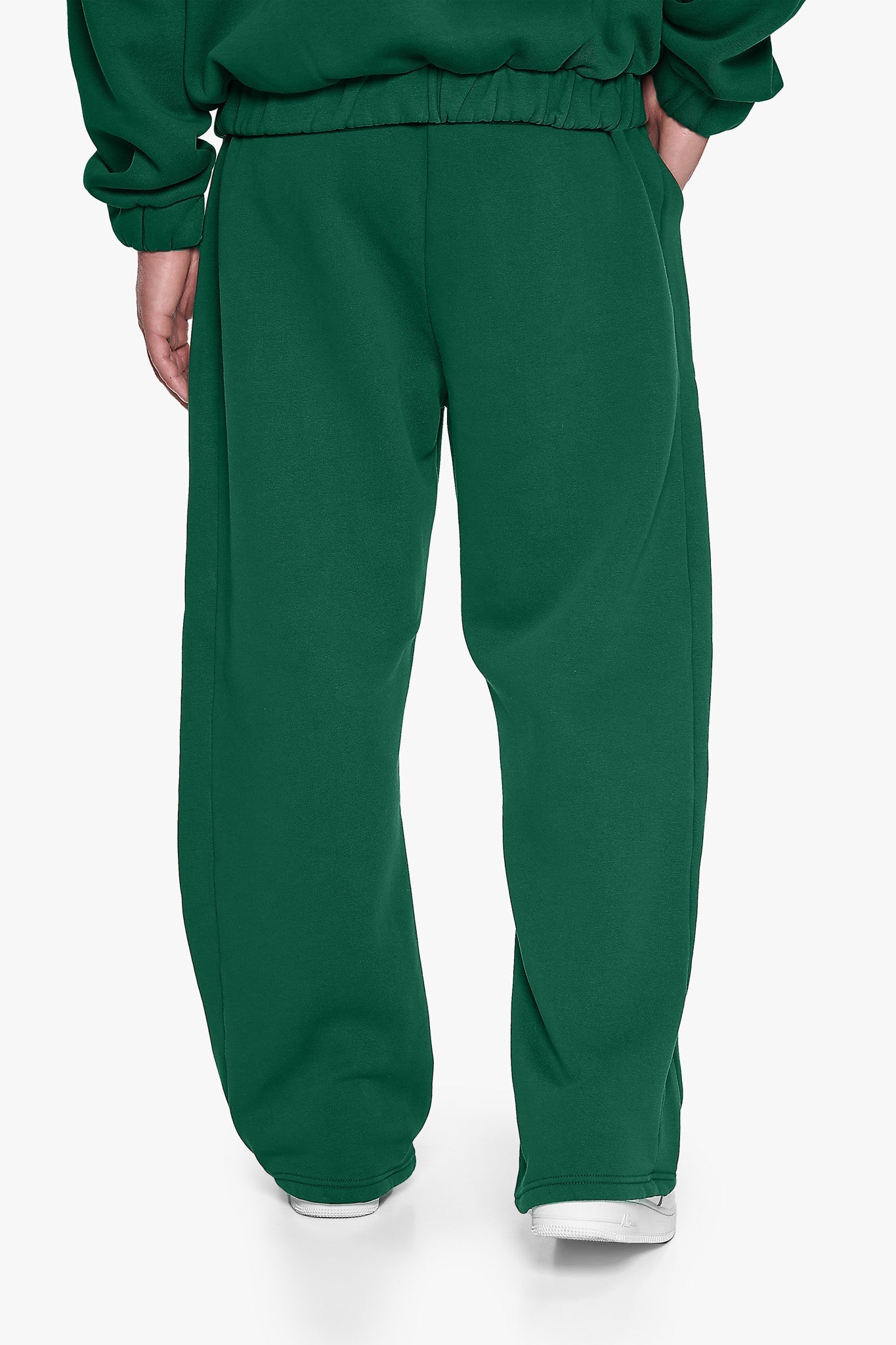 OPEN LEG JOGGER WASHED GREEN