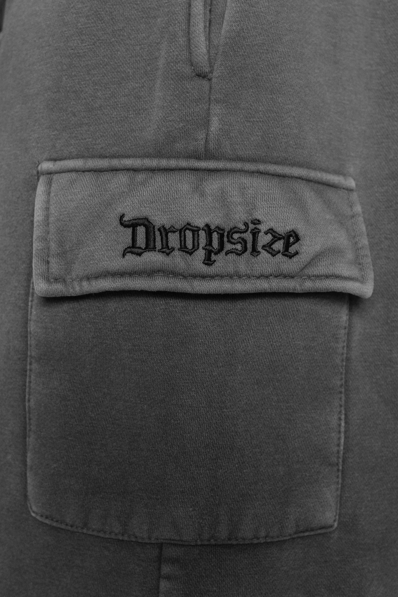 HEAVY CARGO SWEAT SHORT WASHED GRAY