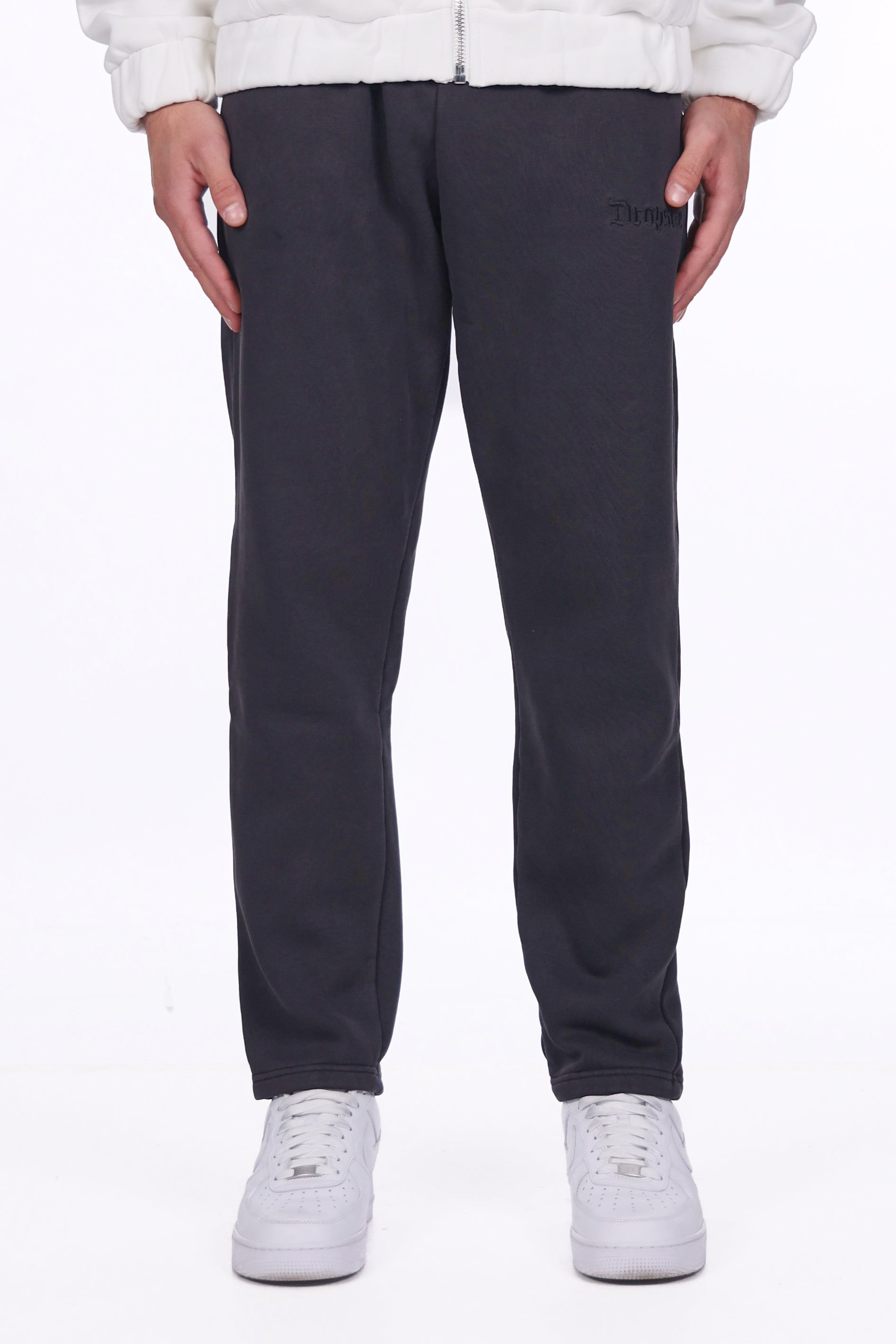 LOGO SWEAT PANT ACID WASHED BLACK