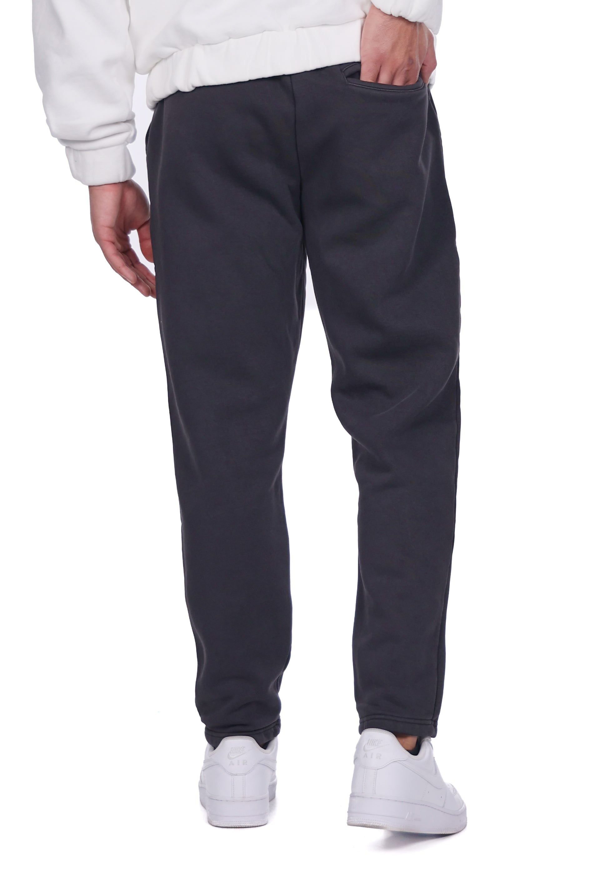 LOGO SWEAT PANT ACID WASHED BLACK