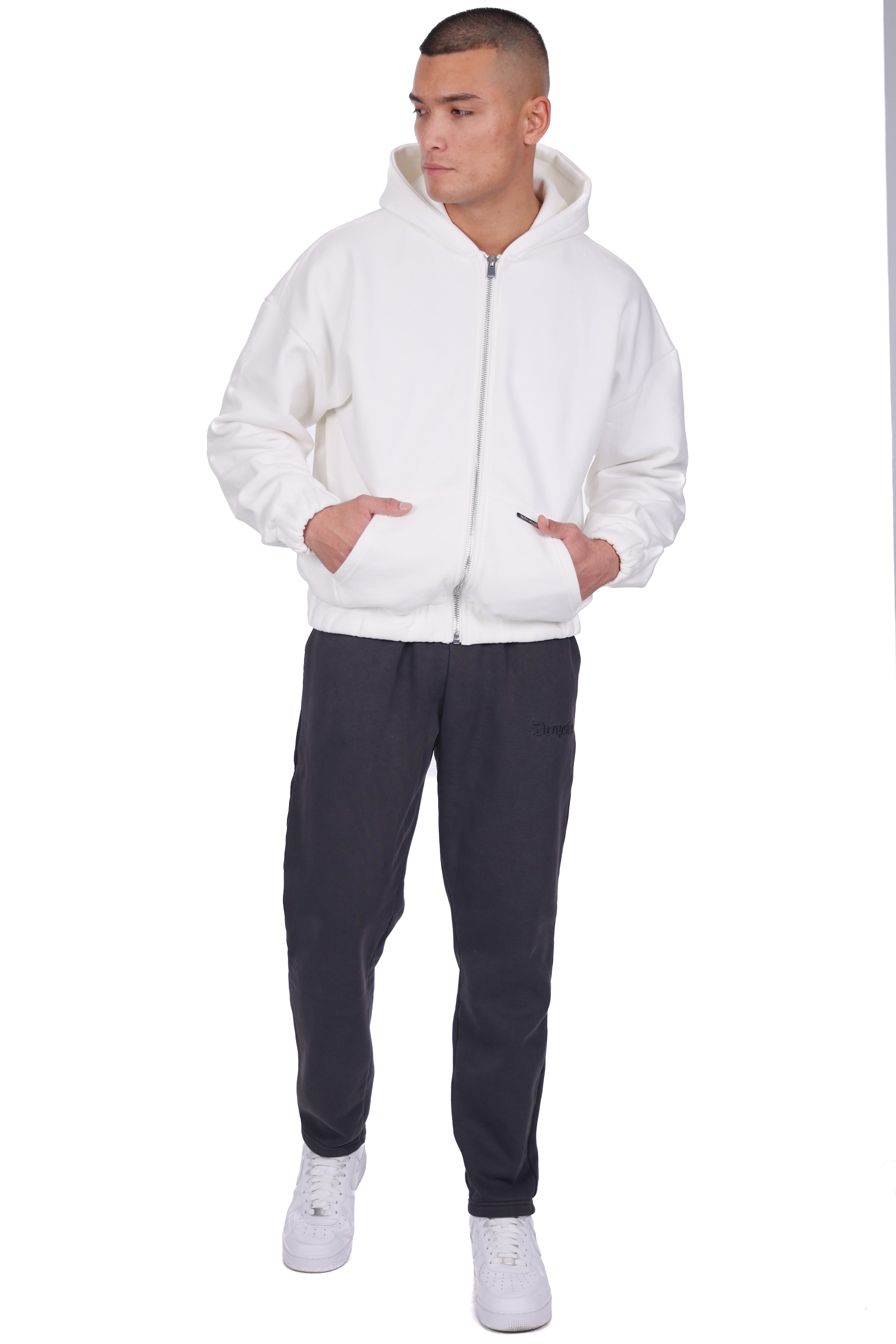LOGO SWEAT PANT ACID WASHED BLACK