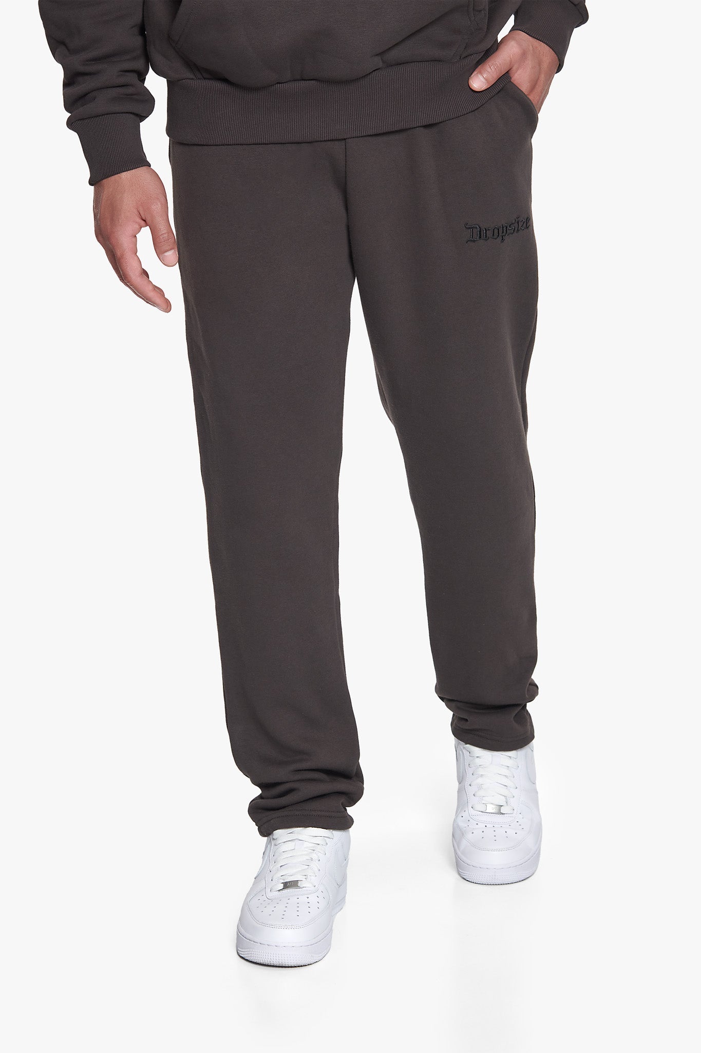 LOGO SWEAT PANTS WASHED BLACK