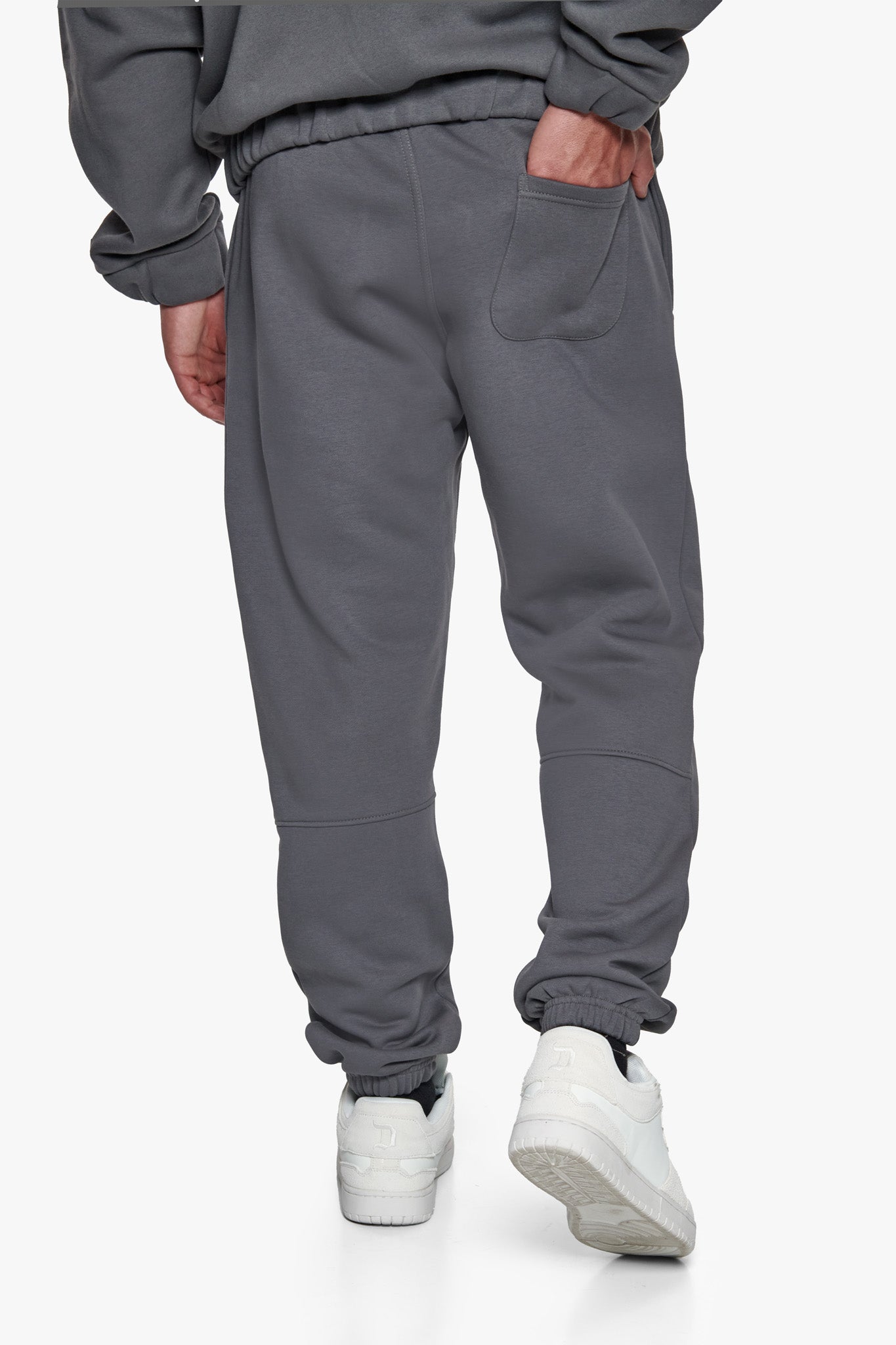 HEAVY MIRRORED LOGO JOGGER GREY