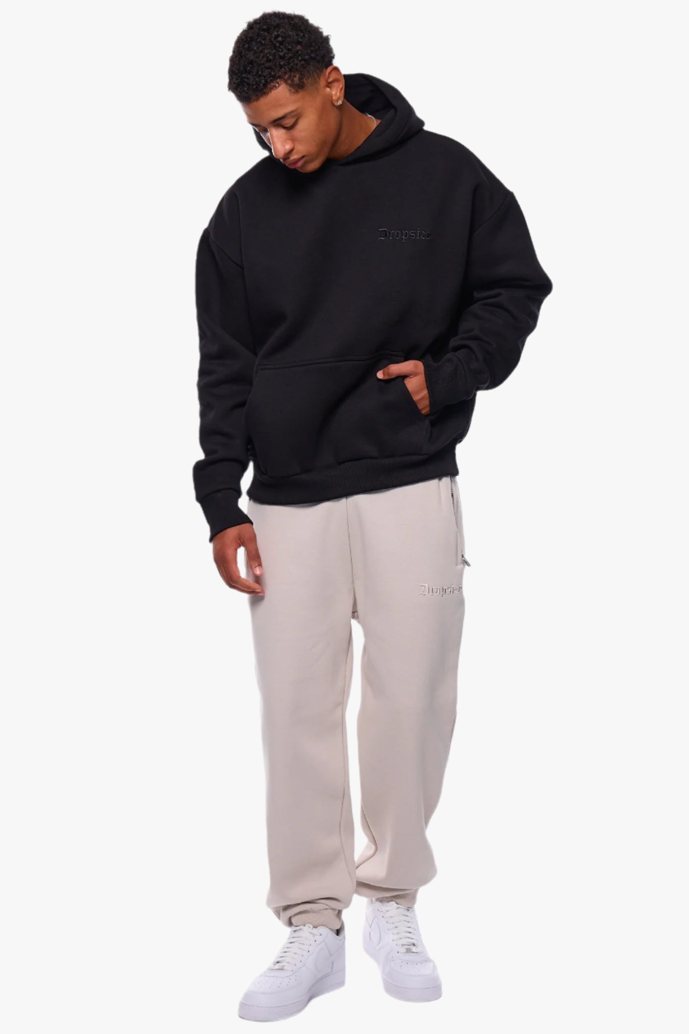 HEAVY NEXT GEN LOGO PRINT JOGGER MOON BEAM