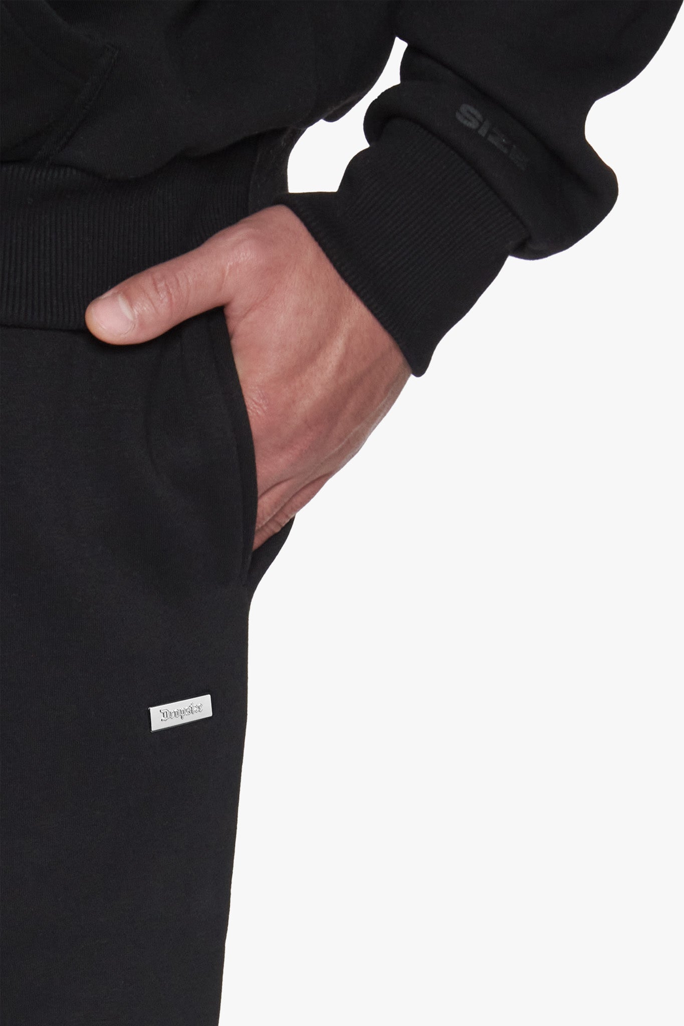 METAL PATCH JOGGER BLACK
