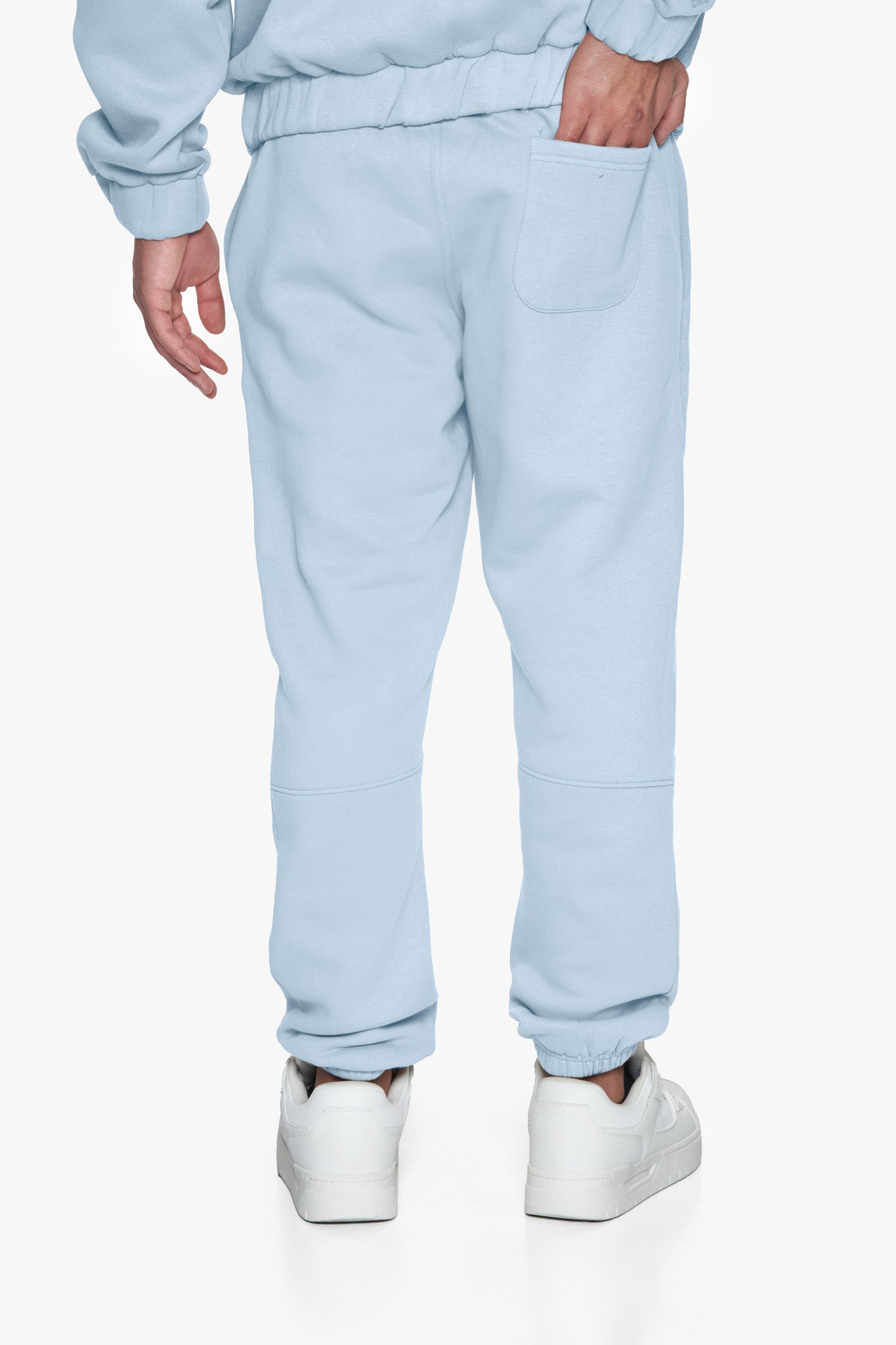 METAL PATCH JOGGER BABY BLUE