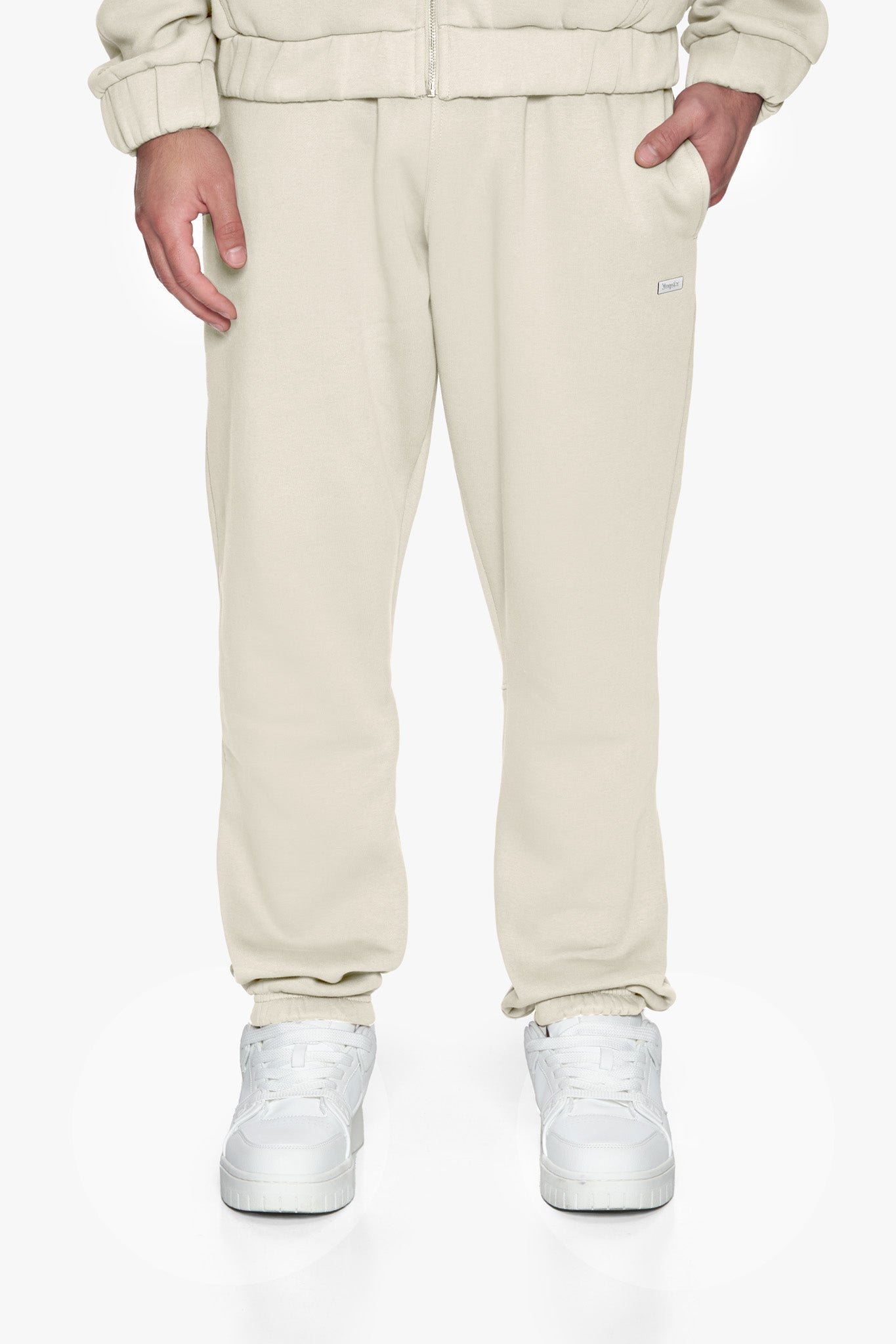 METAL PATCH JOGGER COCONUT MILK