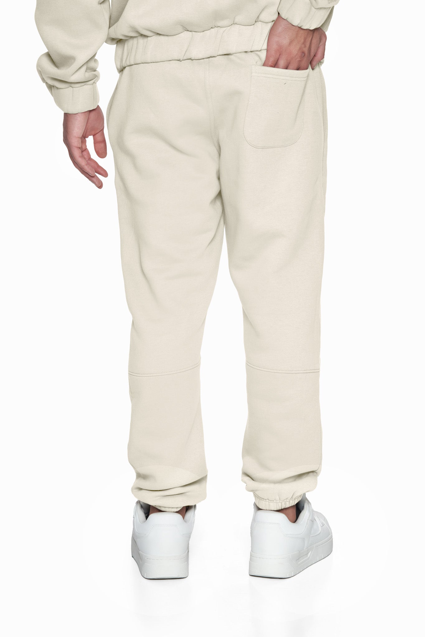 METAL PATCH JOGGER COCONUT MILK