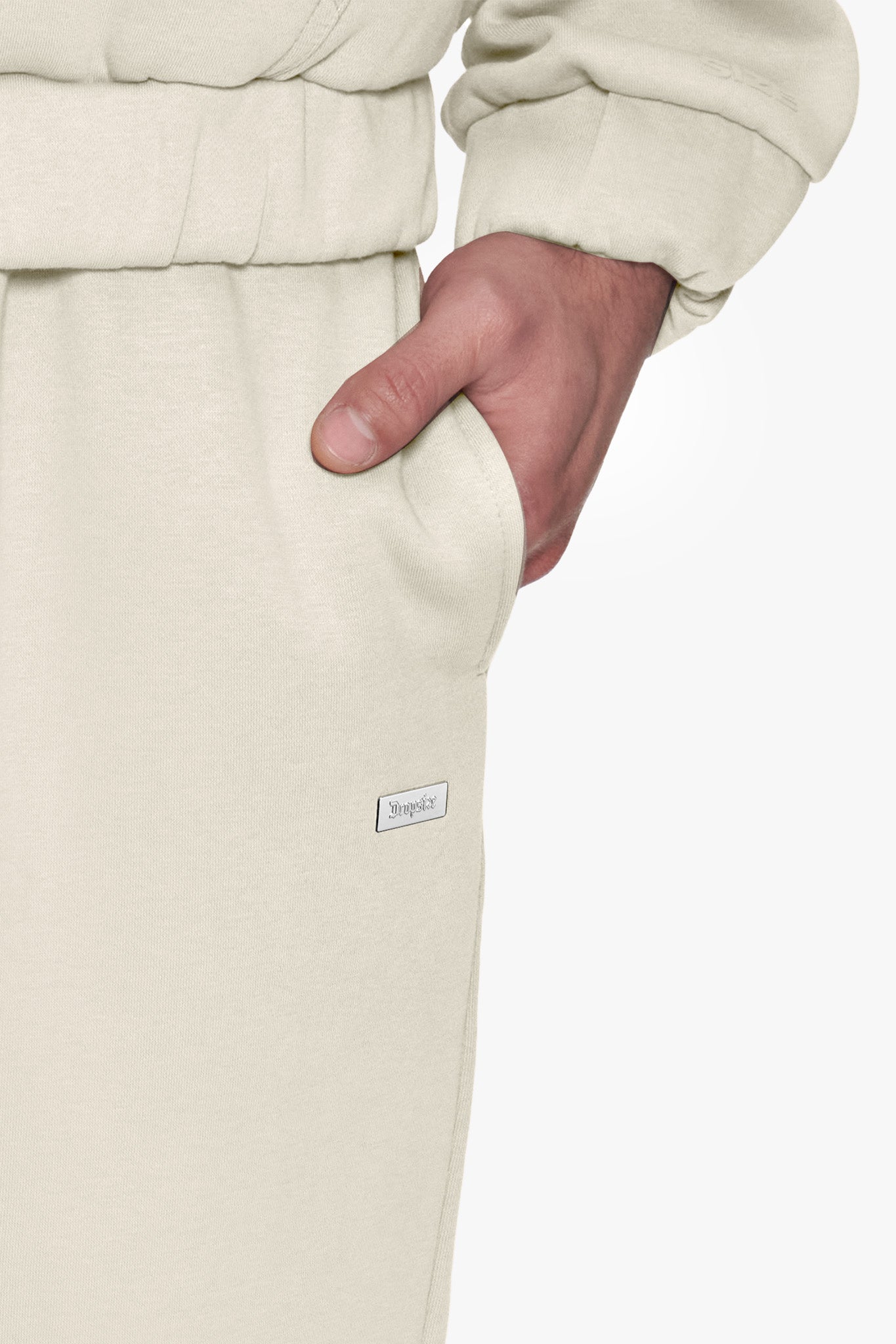 METAL PATCH JOGGER COCONUT MILK